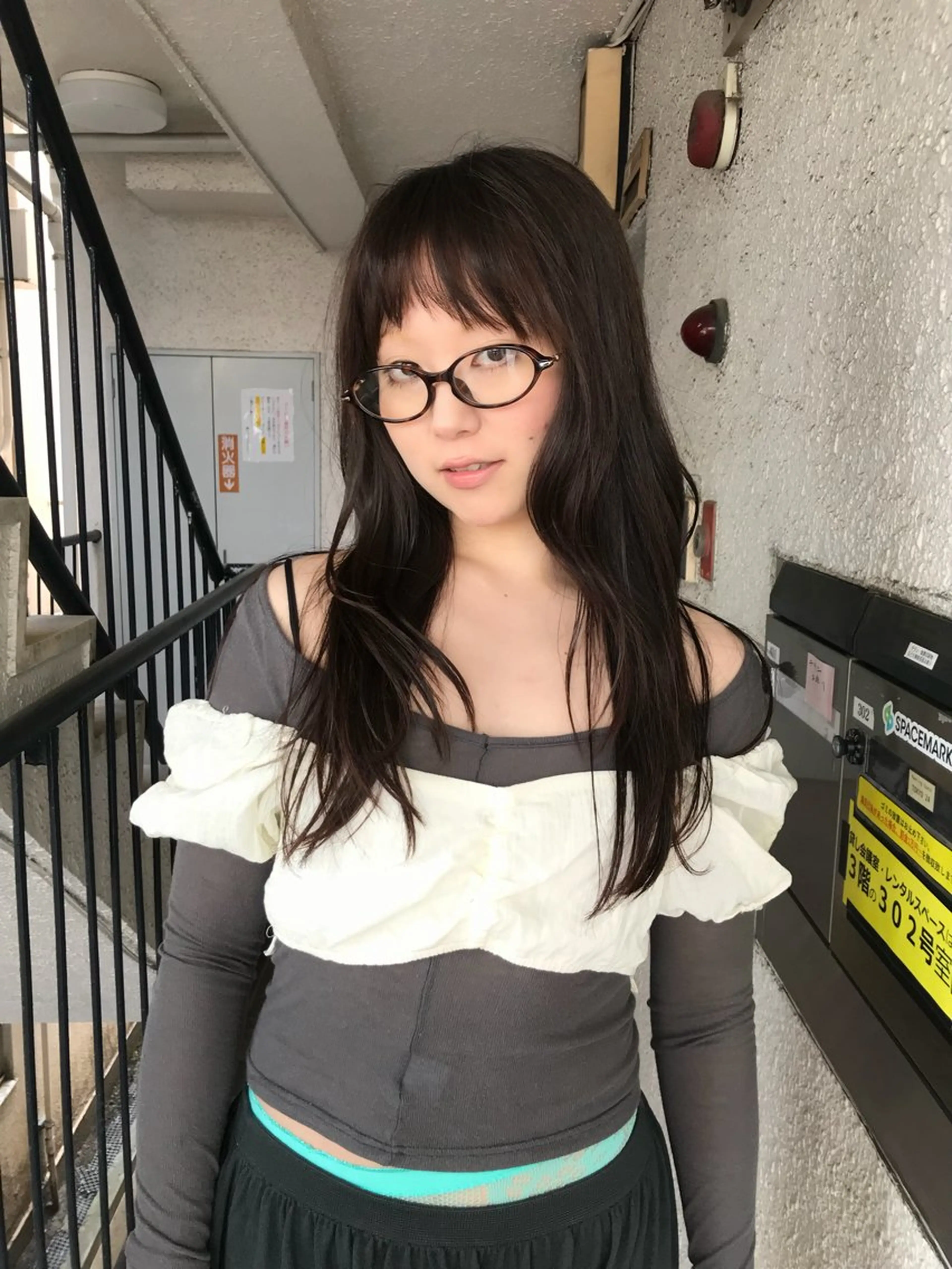 ロング カット ヘアカラー レイヤーカット NERO加藤木麻彩のヘアスタイル
