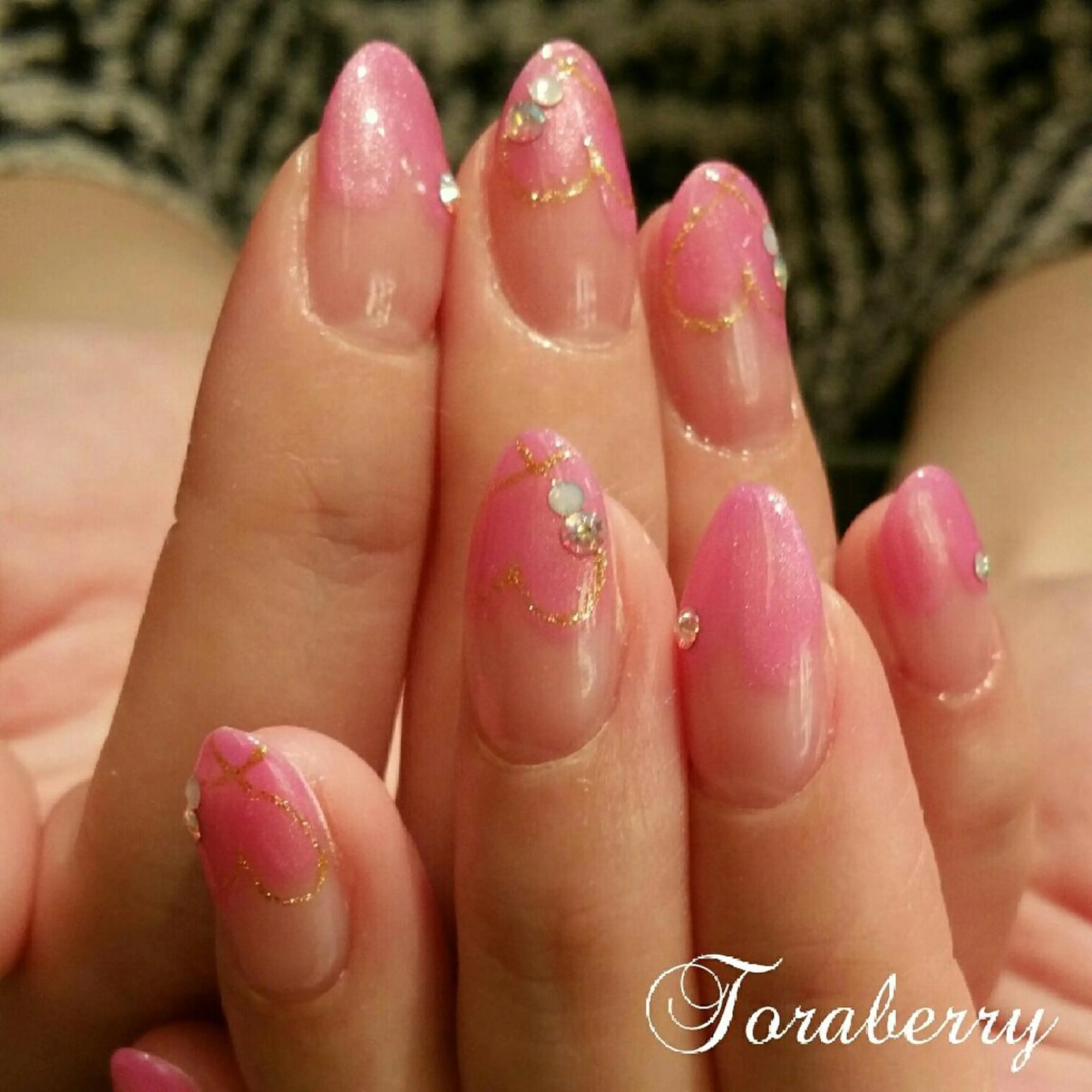 ネイル フレンチネイル ハート ネイリスト なつみのネイルデザイン