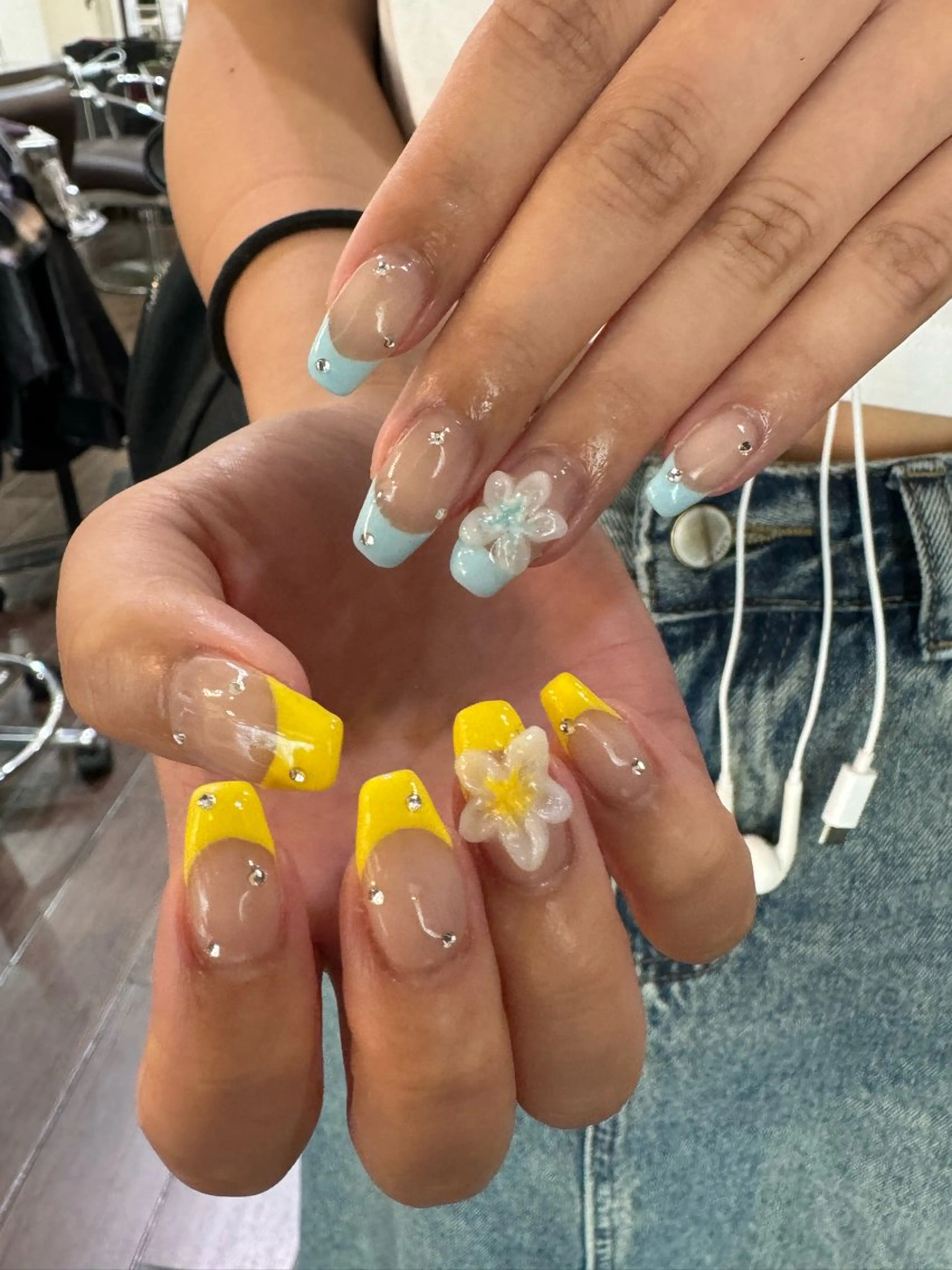 ネイル 夏ネイル designcolo r/似合わせNOKAのヘアスタイル