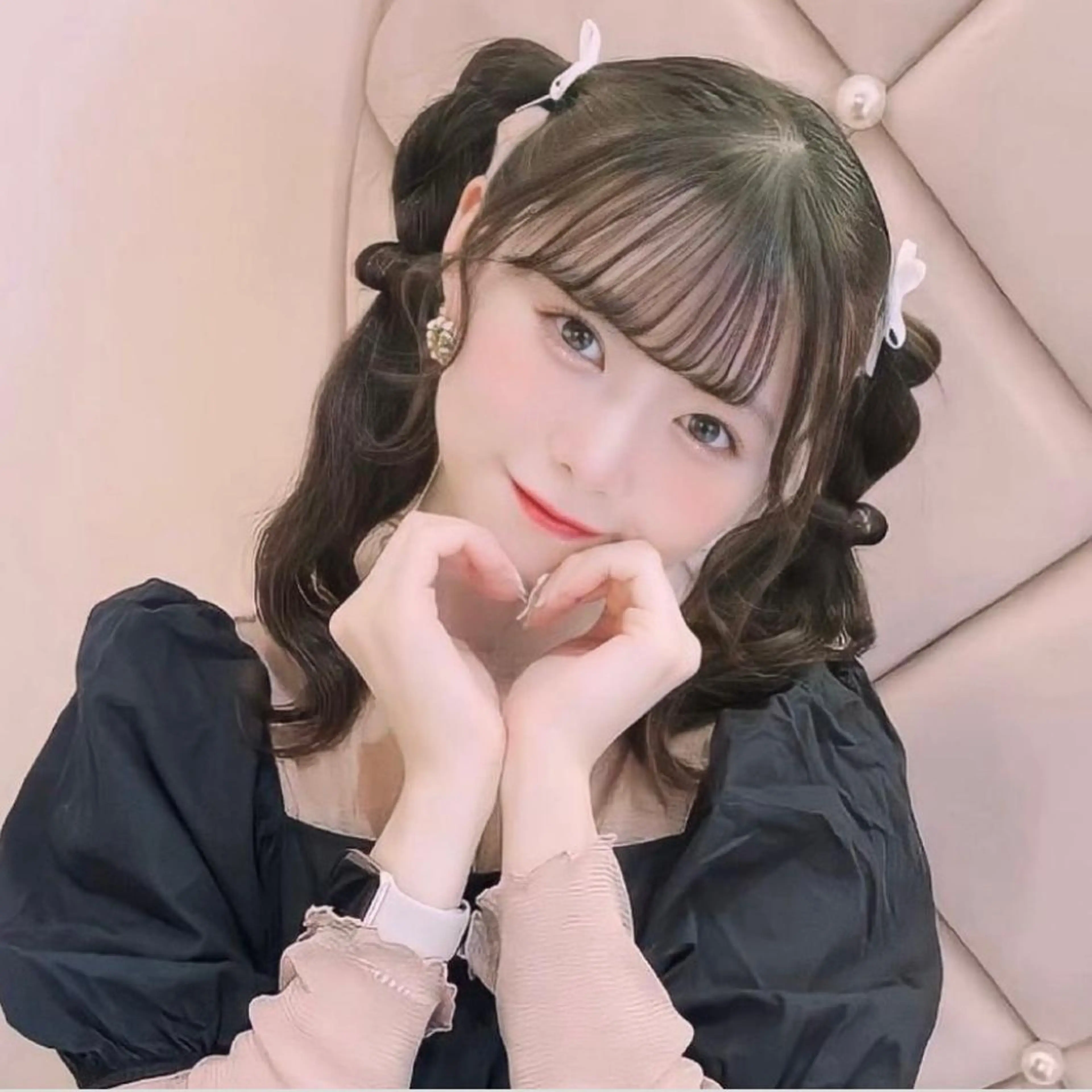 ロング ツインテール 🎀ふわふわアイドル ヘアメ🎀AYANEのヘアスタイル