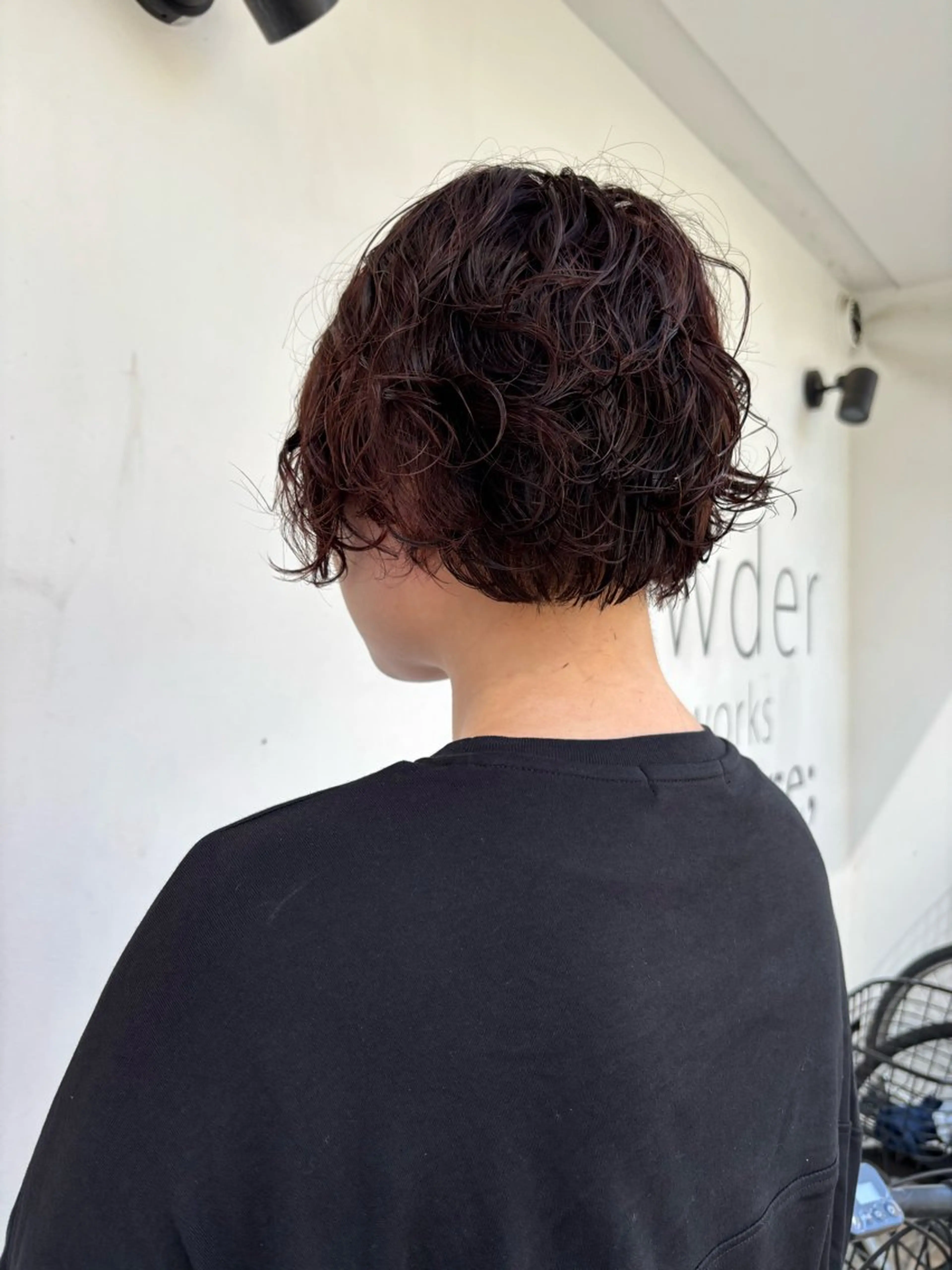 ショート パーマ hair make powder 薮本のヘアスタイル