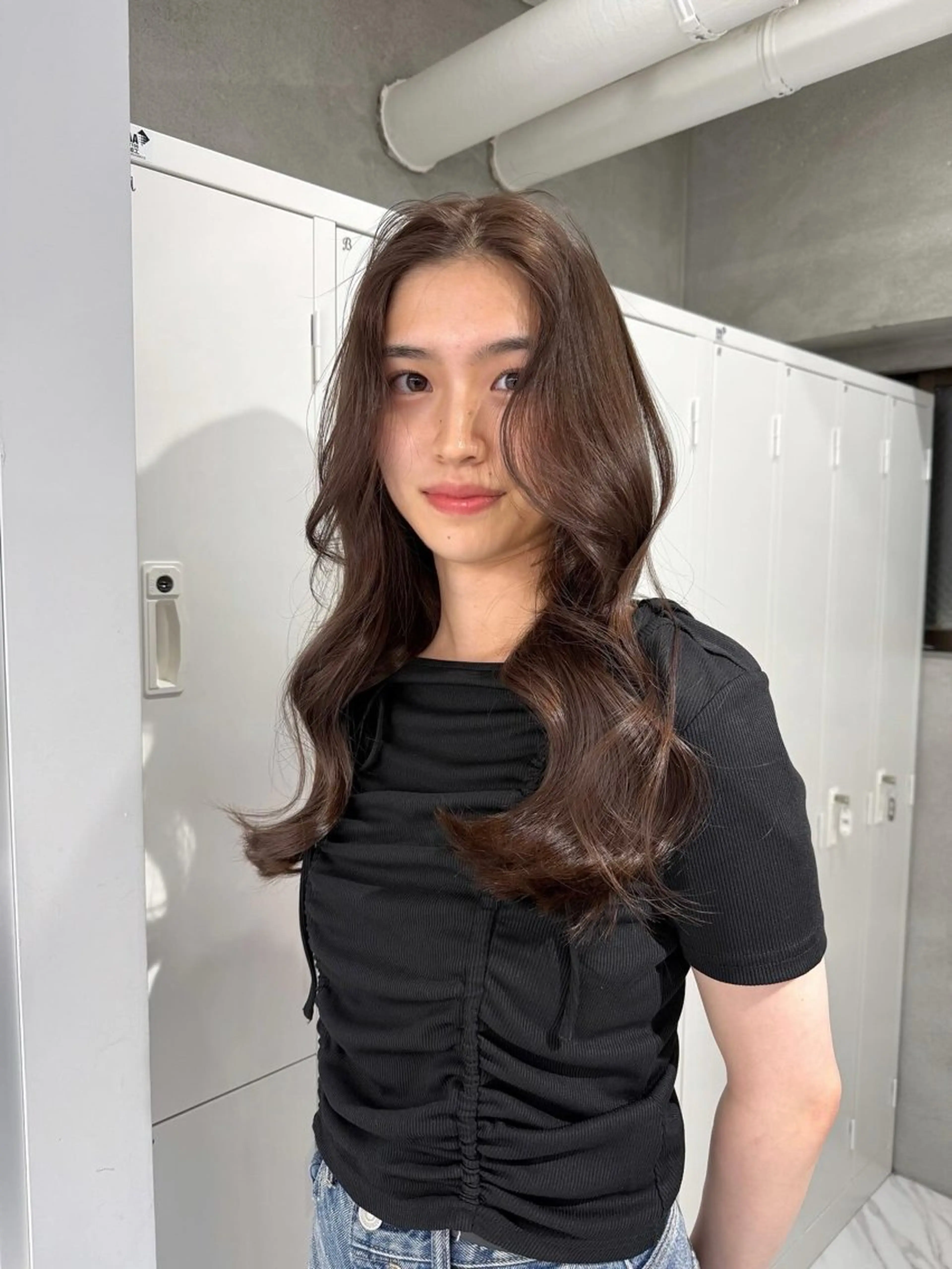 ヘアカラー sena⌇ベージュ⌇ ブリーチなしWカラーのヘアスタイル