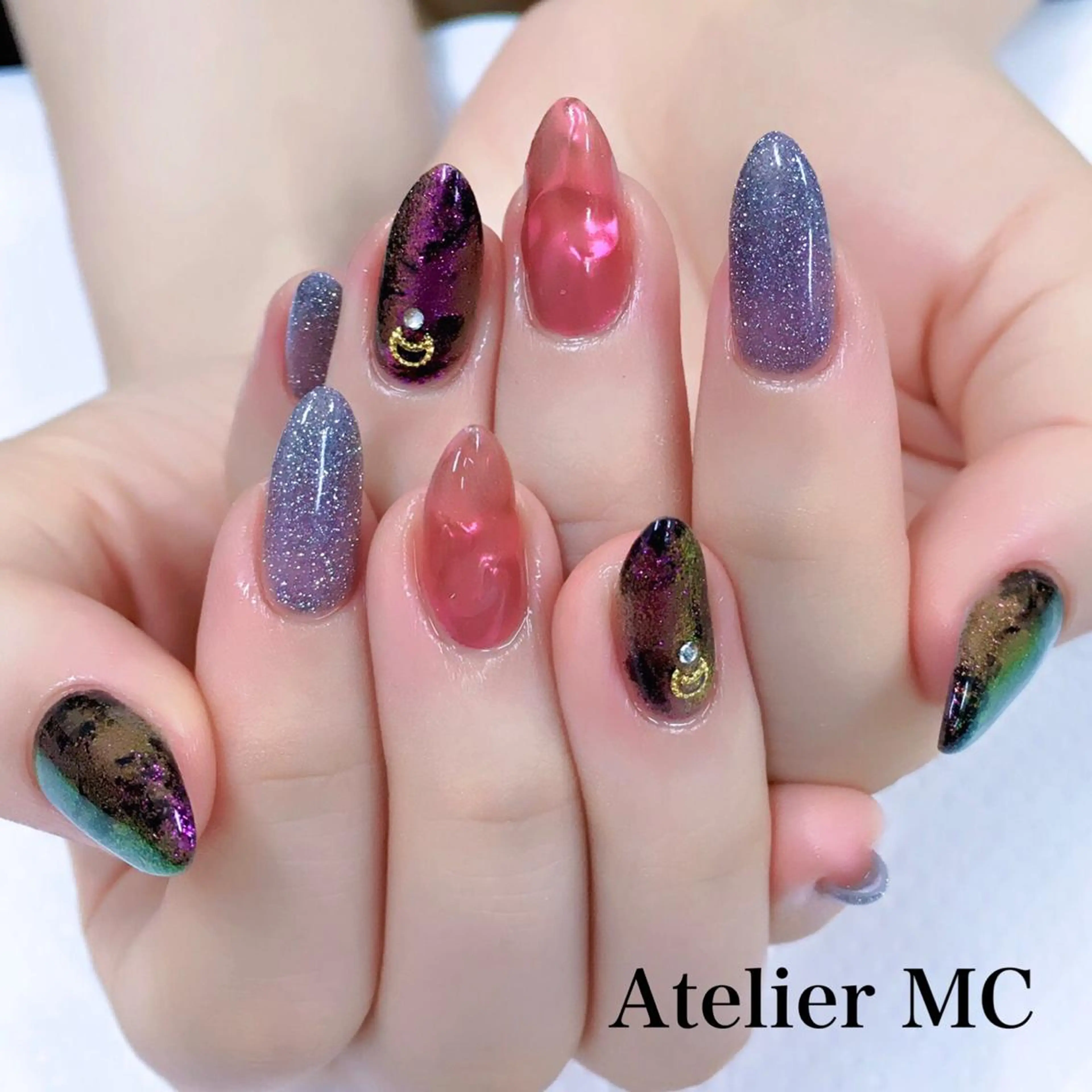 ネイル フラッシュネイル アトリエ エムシー 【新富町・東銀座】のネイルデザイン