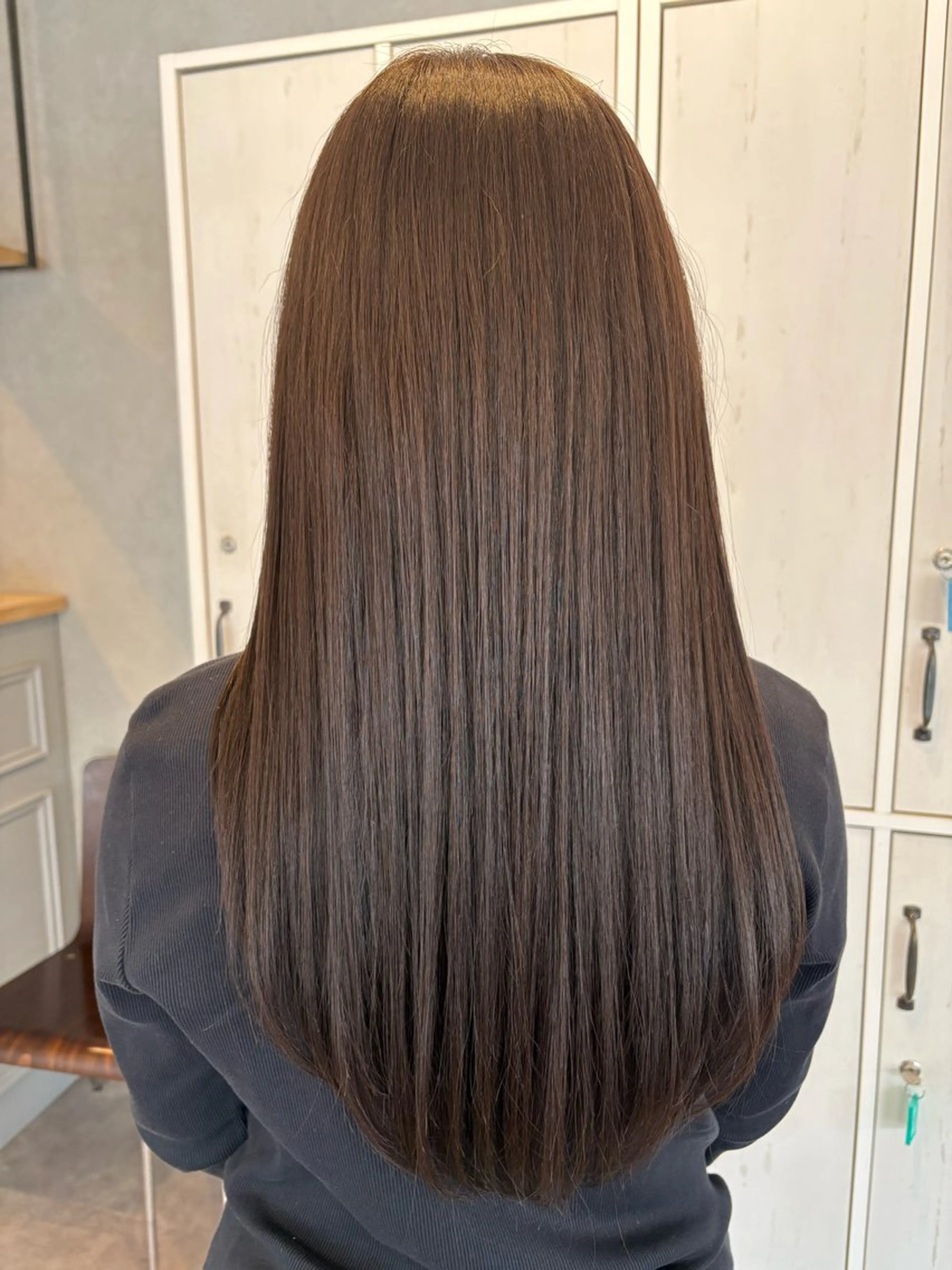 ロング ヘアカラー 荒木 帆香のヘアスタイル