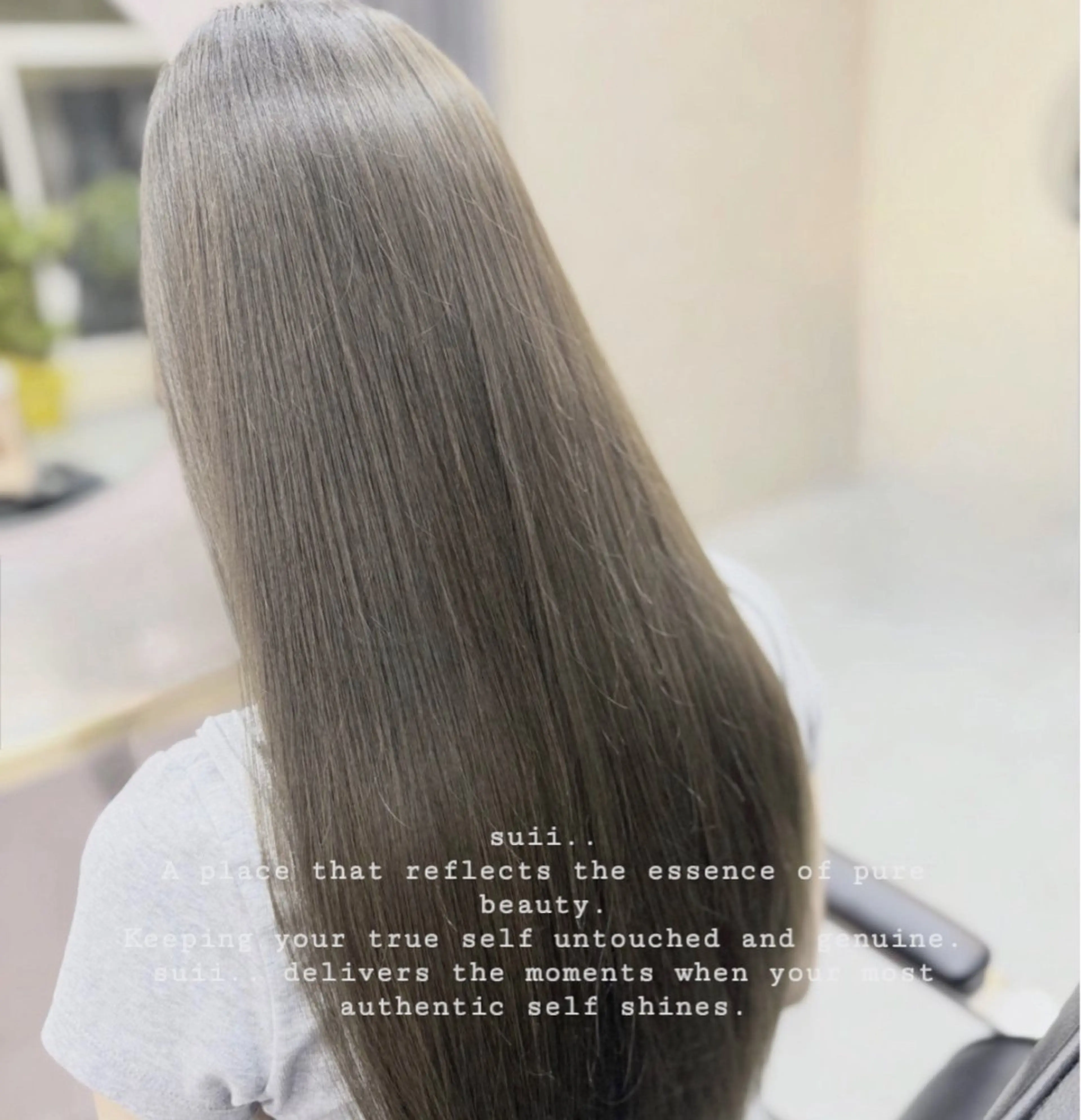 ロング 縮毛矯正 トリートメント 切りっぱなしボブ/ 💫ボブレイヤーのヘアスタイル