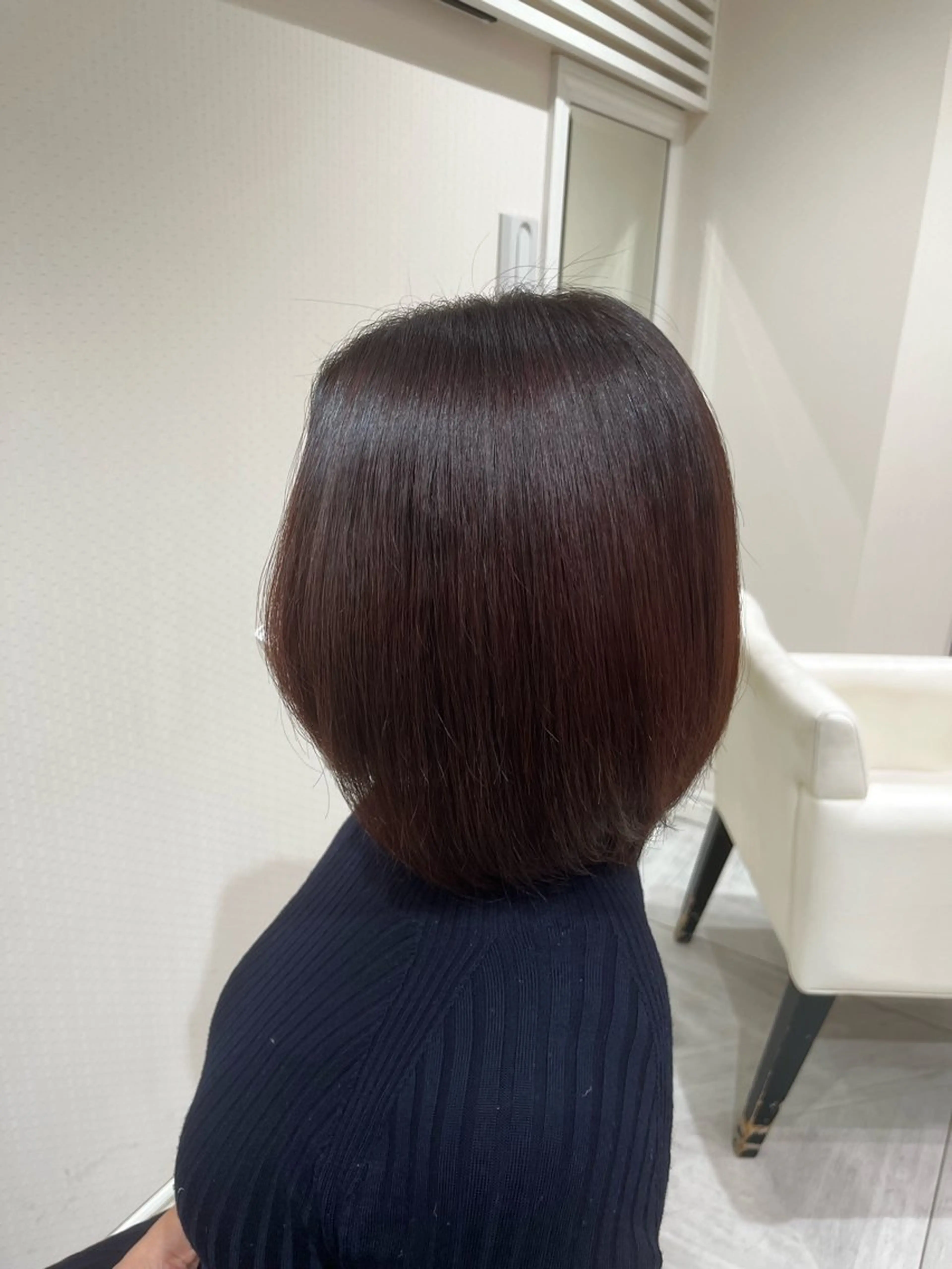 カラー レッドカラー ヘアカラー 間島 叶のヘアスタイル