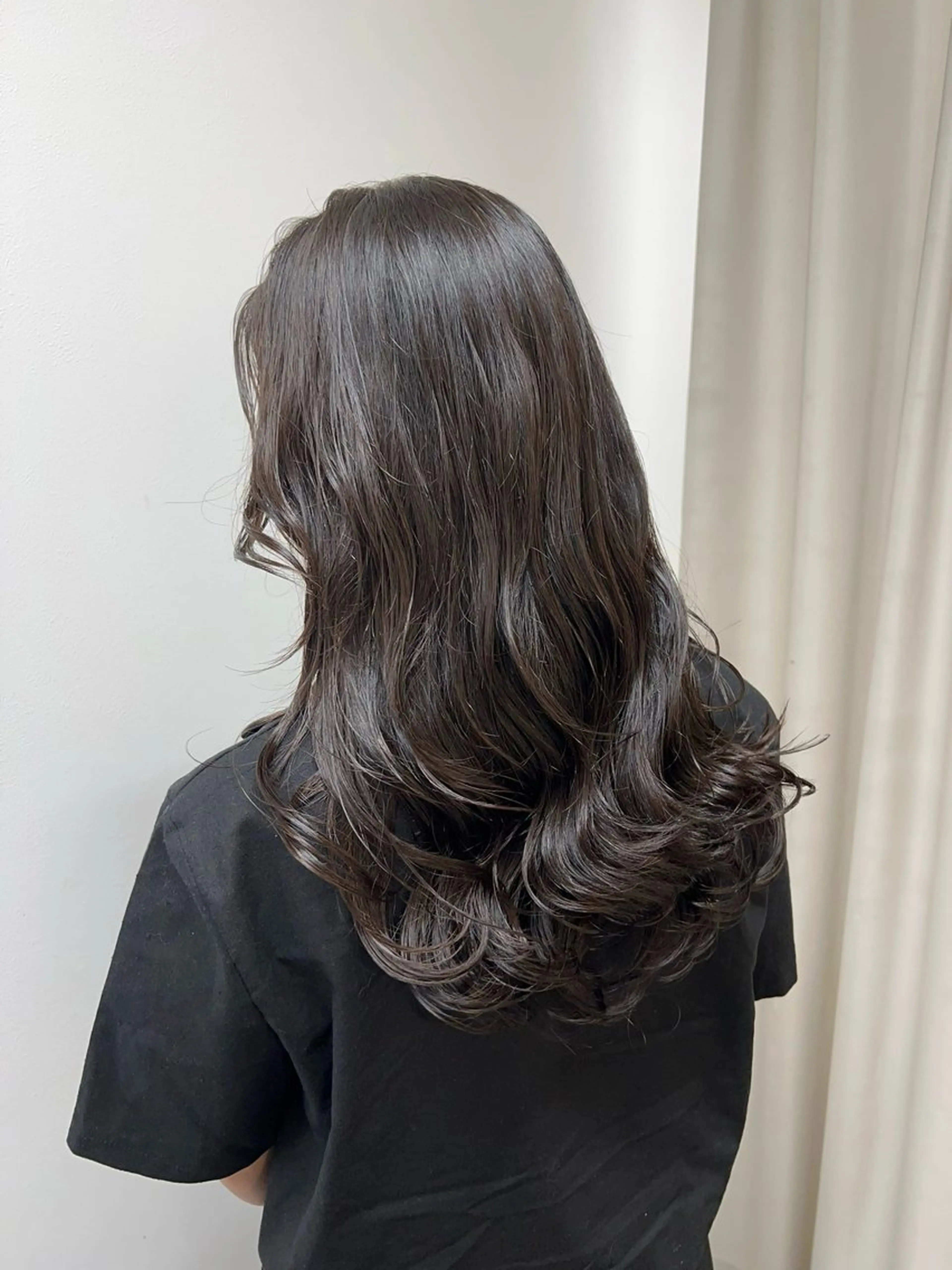 ロング カット パーマ 青木 裕のヘアスタイル