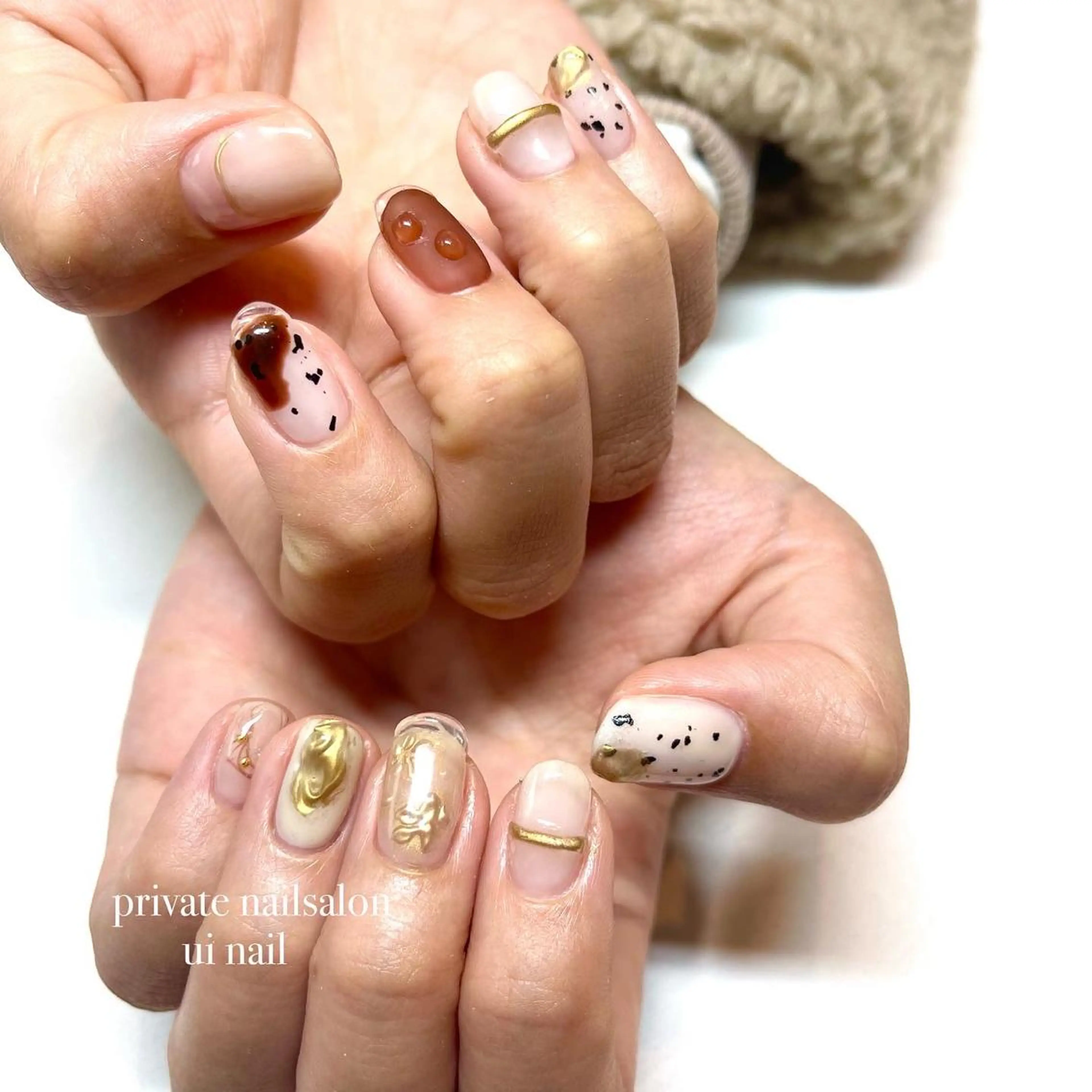 ネイル ニュアンスネイル uinail mariのネイルデザイン