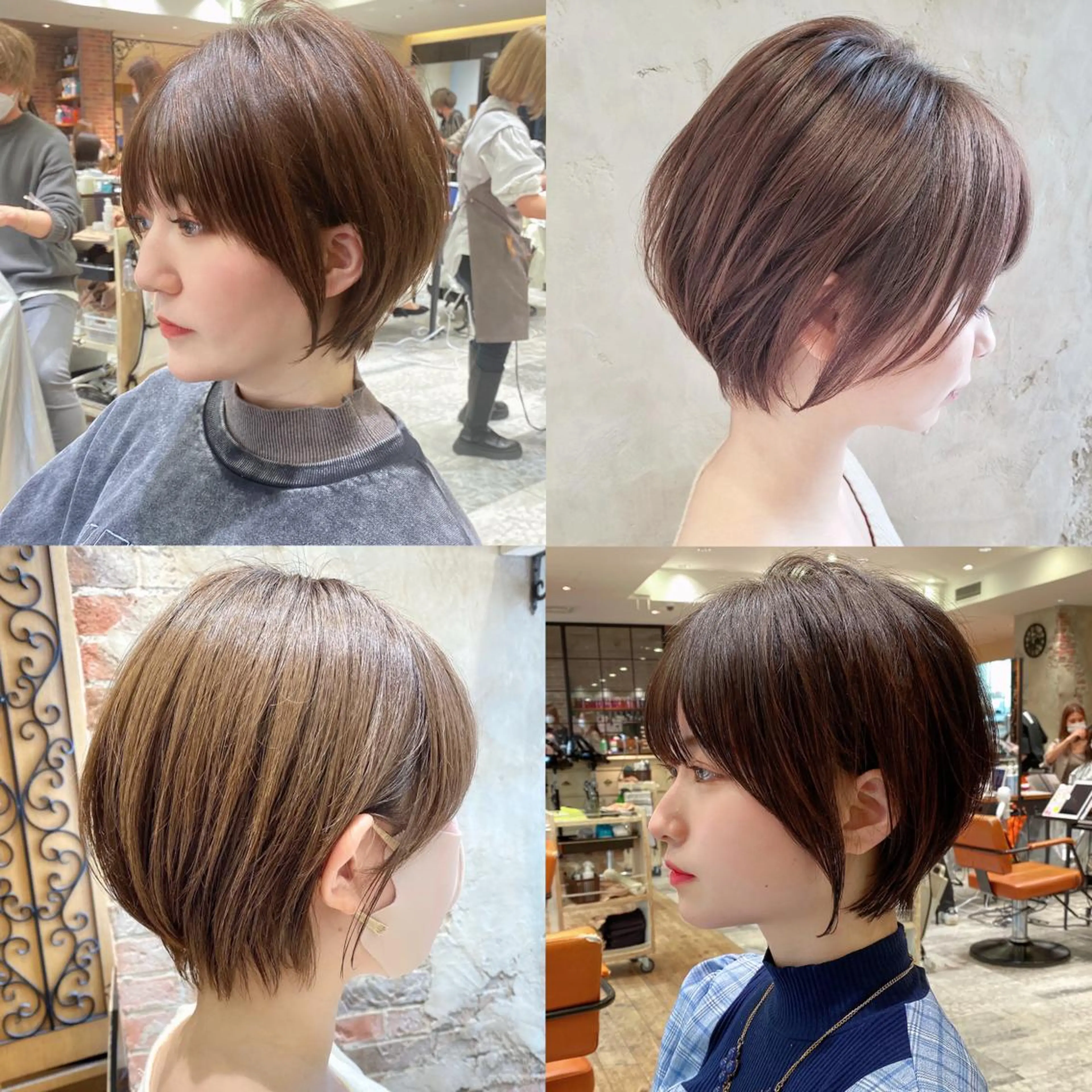 ショート ショートボブ ハンサムショート 丸みショート ボブ くびれヘア ショート、ボブの神✨ 峯朋也✂︎✨のヘアスタイル