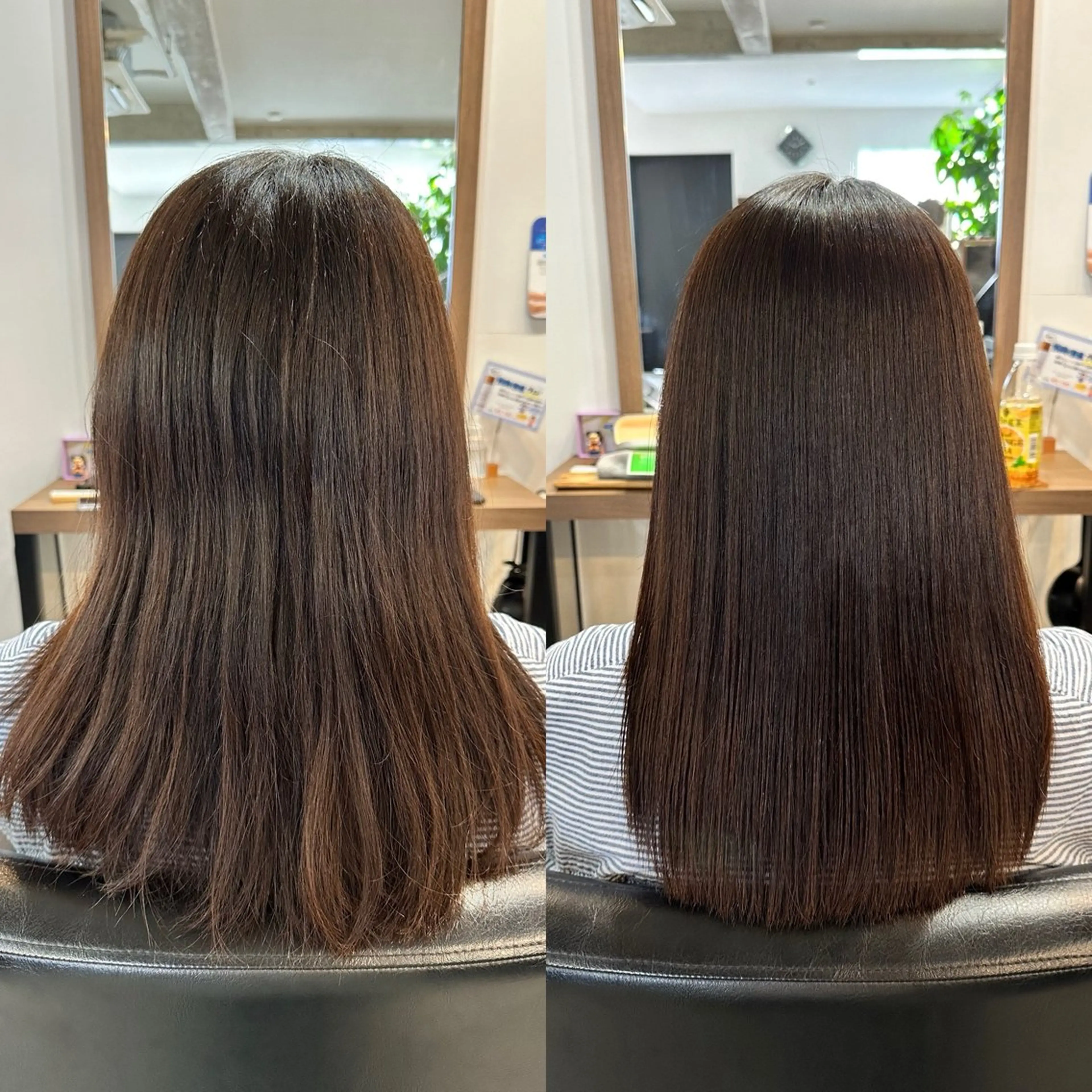 セミロング 縮毛矯正 坂田 椋のヘアスタイル