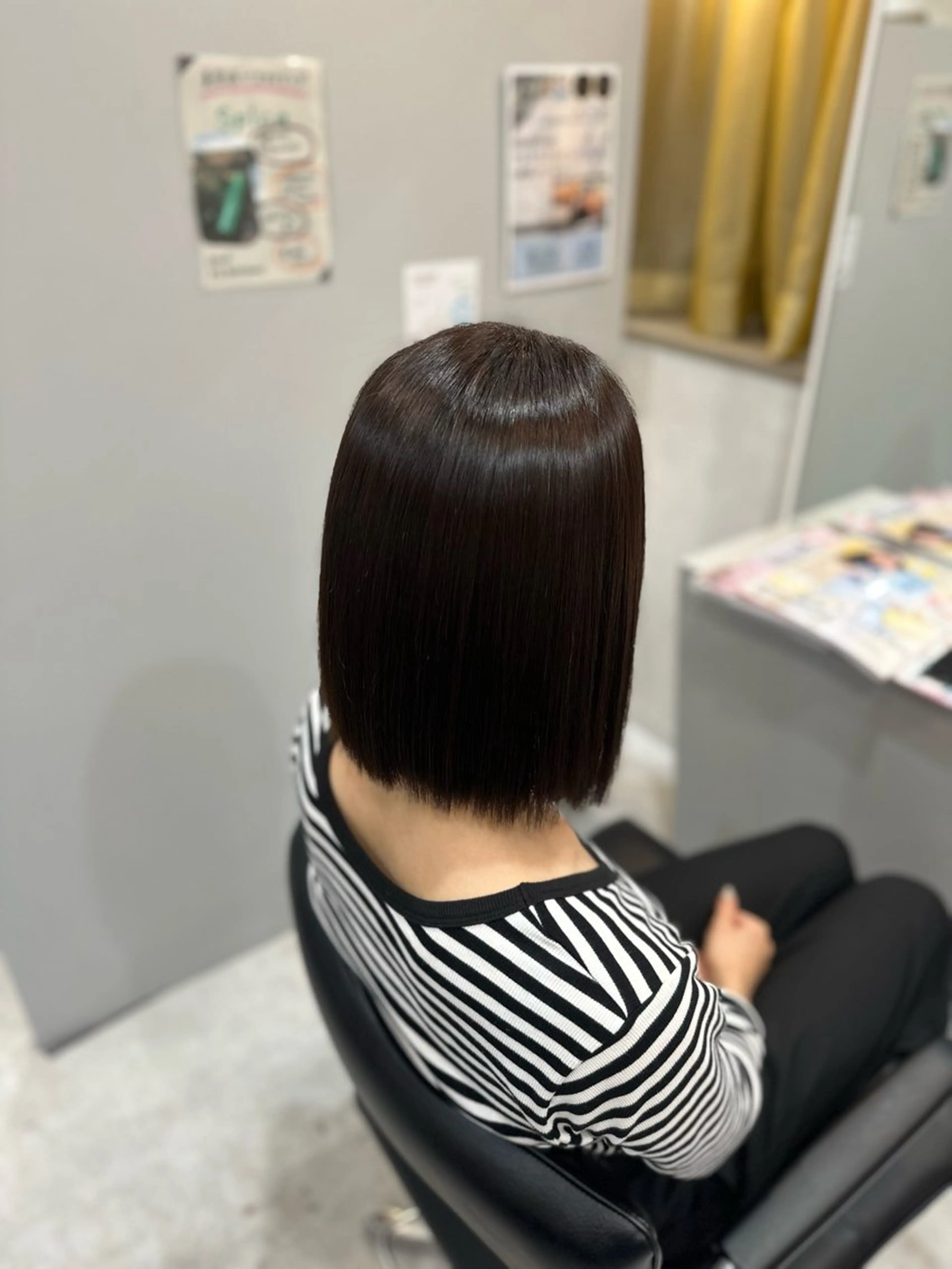 ミディアム レイヤー×顔周り/ 髪質改善/川上京香のヘアスタイル