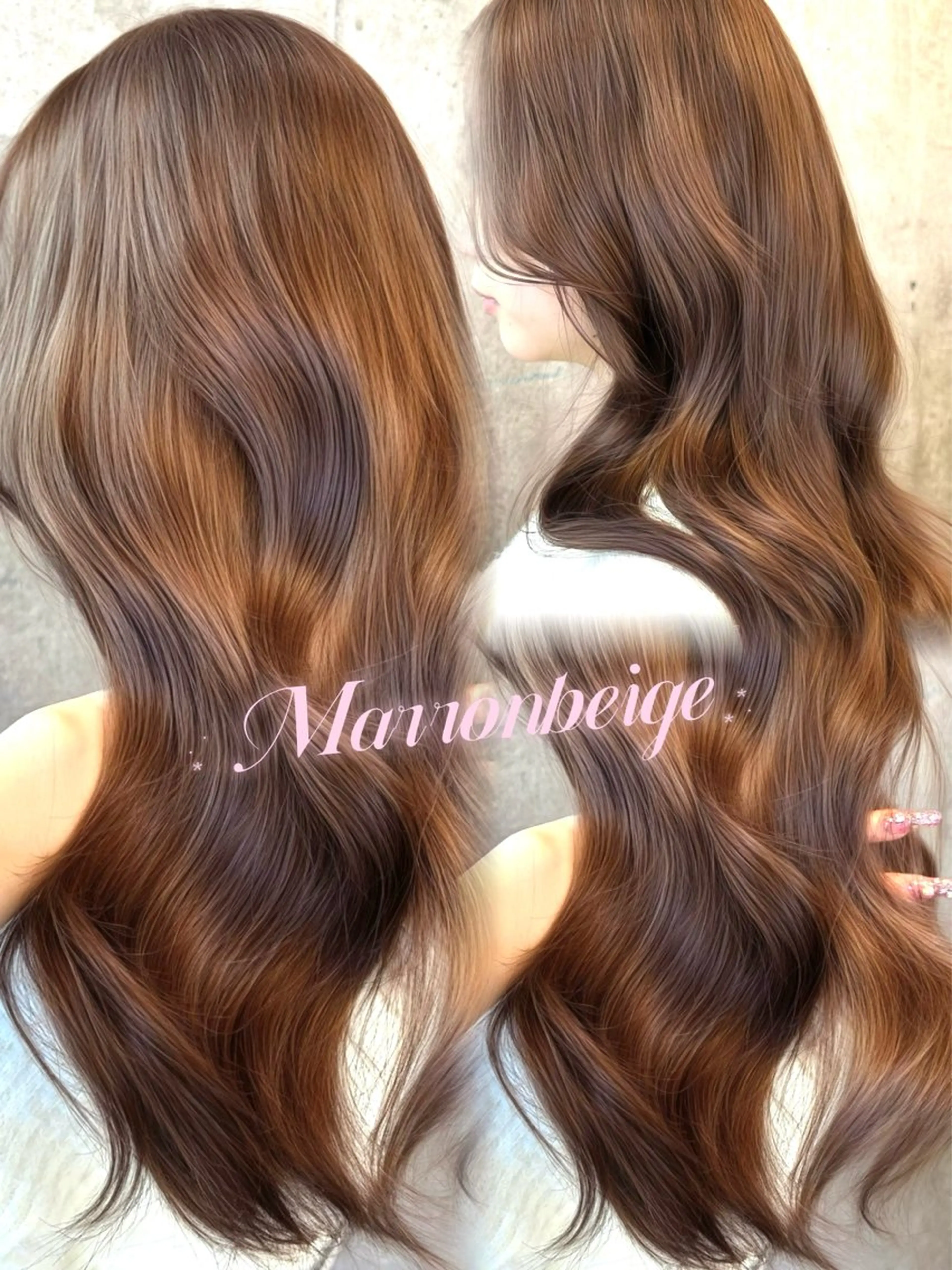 ロング カラー ✝️🖤 MOMOKI🖤✝️のヘアスタイル