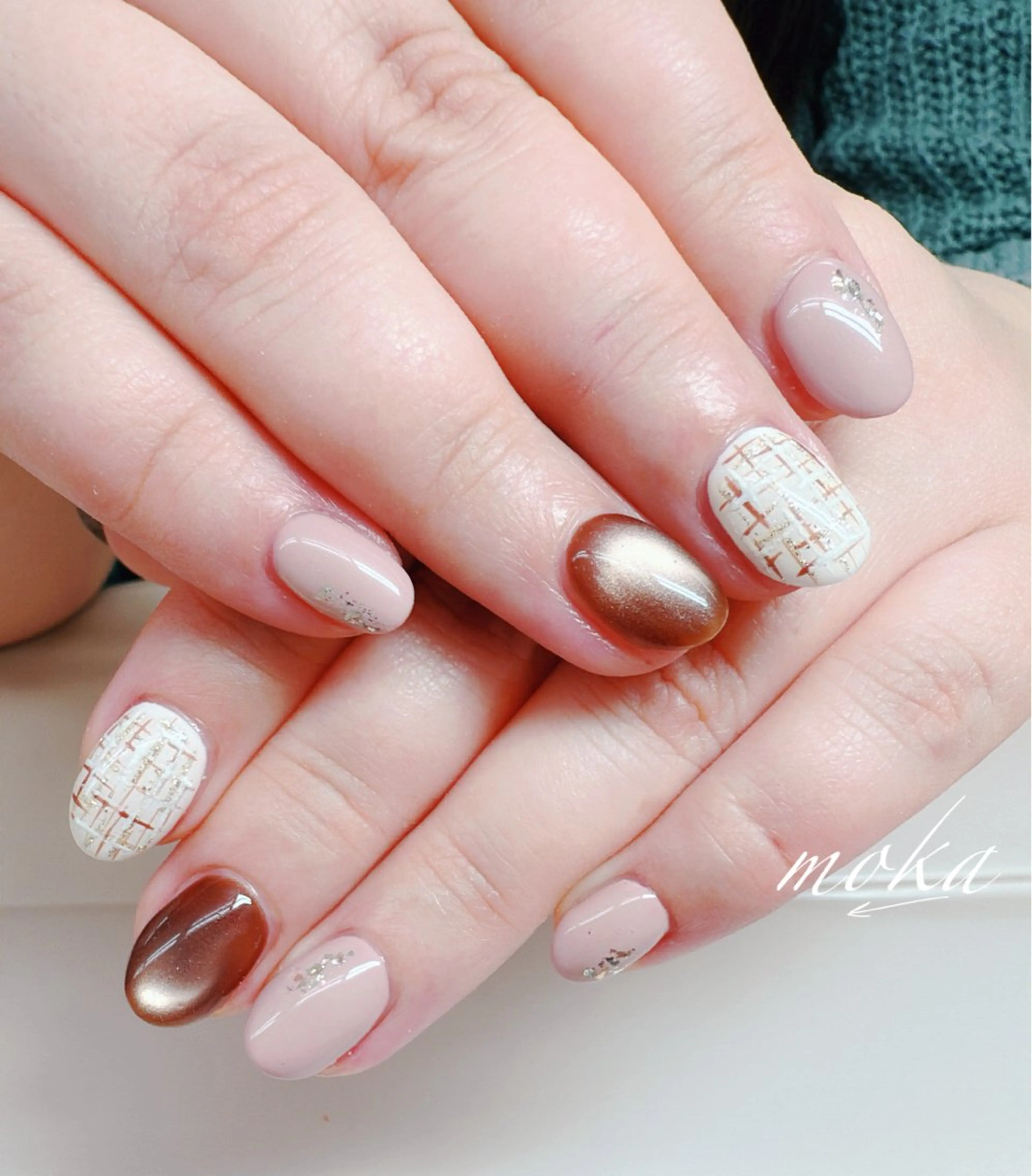 ネイル ハンドネイル ハンドケア 胡蝶蘭レディースサロ ンNailMOKAのネイルデザイン