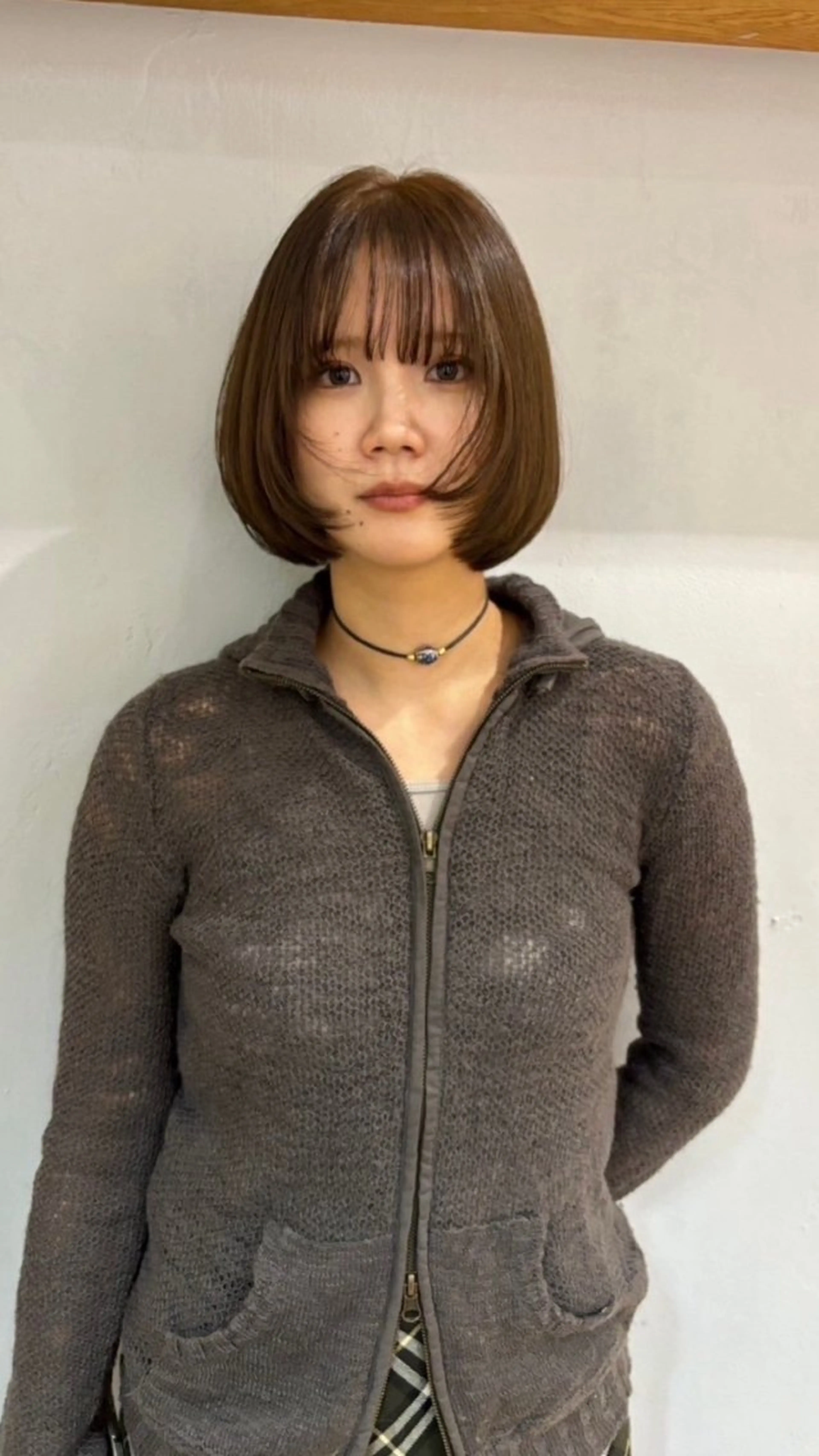 ショート カラー カット ヘアカラー トリートメント オリーブ/縮毛♡ Natsuno🩰のヘアスタイル