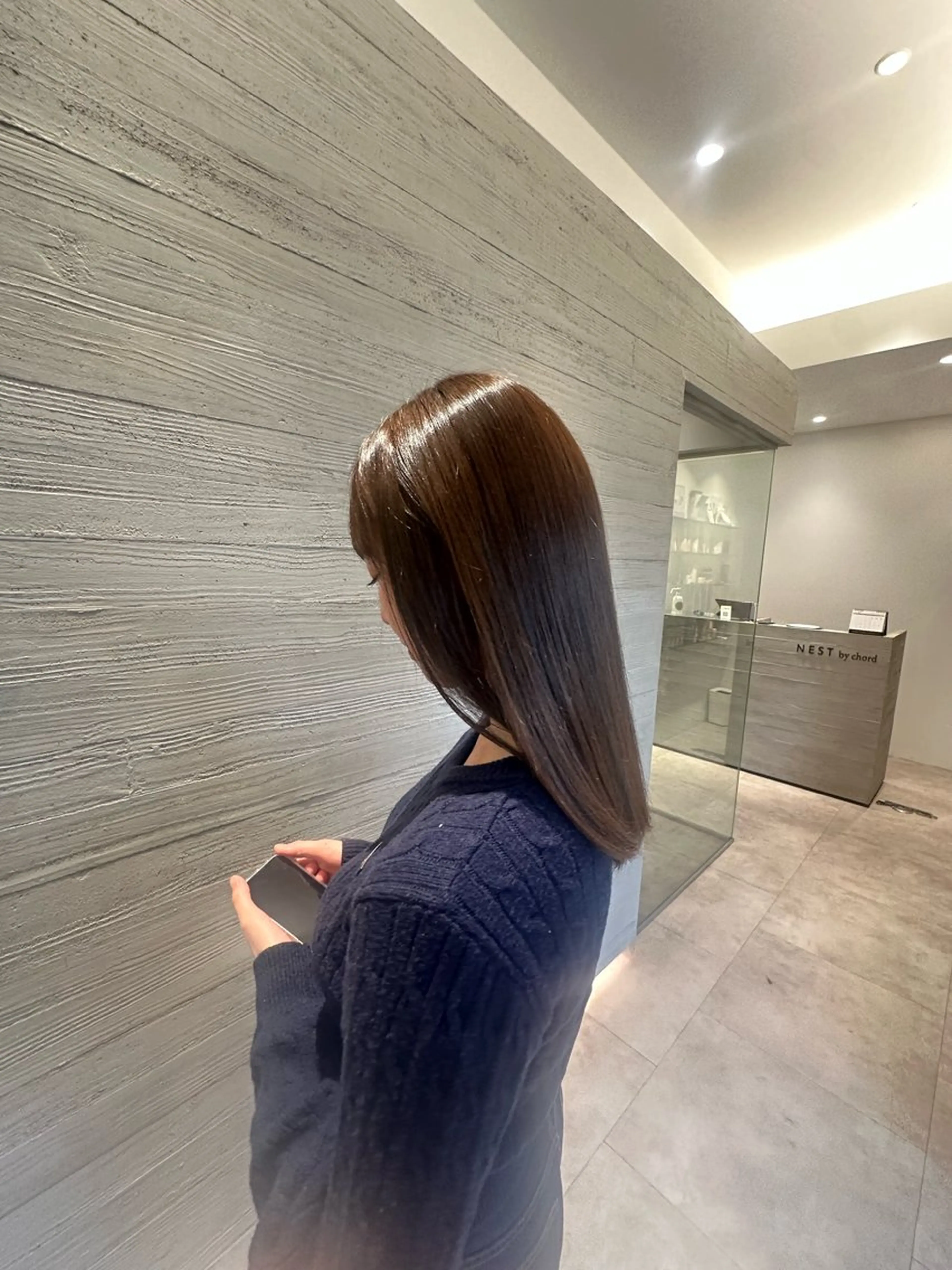 セミロング トリートメント ヘアカラー トリートメント ナカイ フウタ💫のヘアスタイル