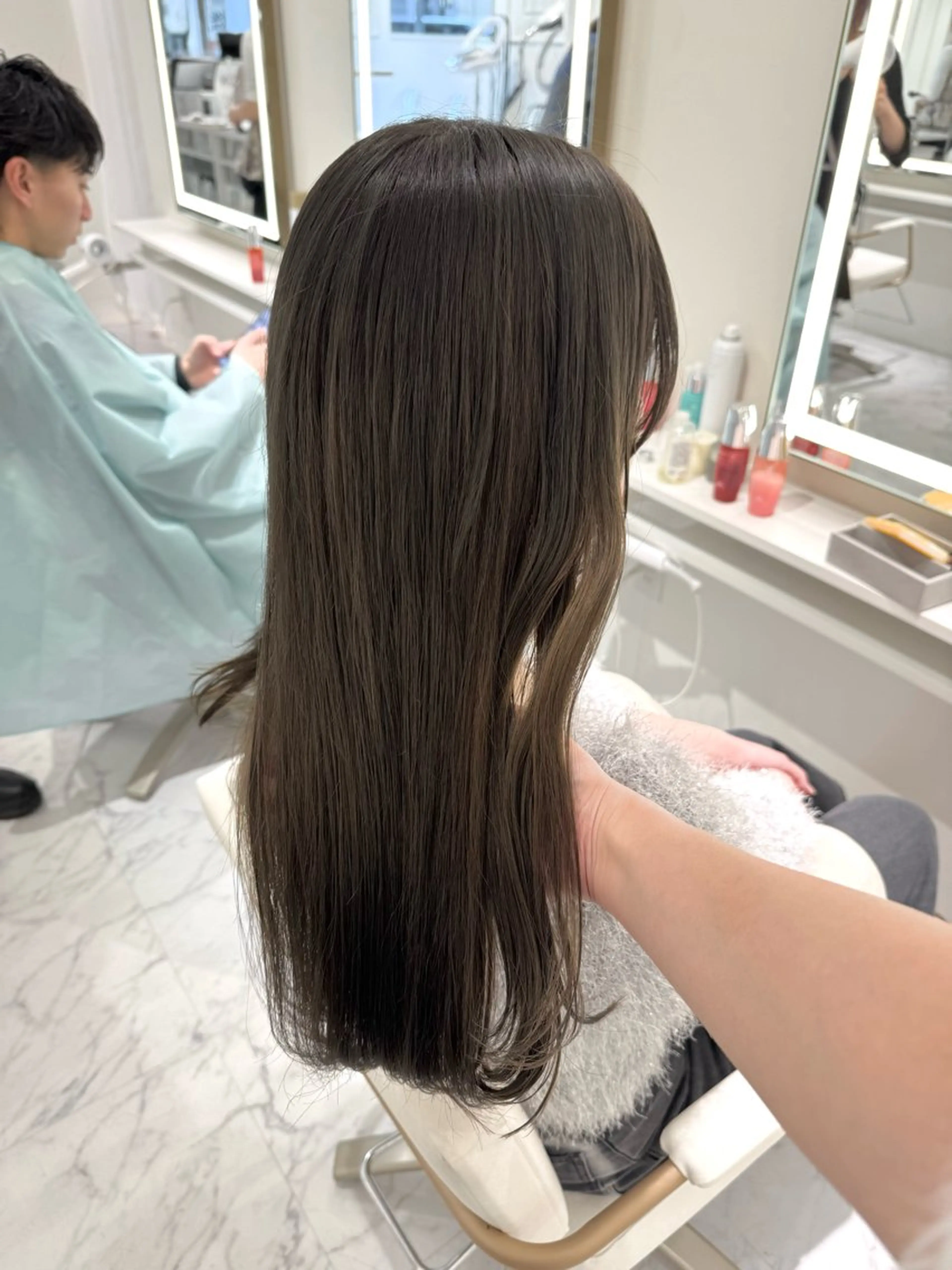 ロング カラー ヘアカラー ParveMix🍀 藤原愛未のヘアスタイル