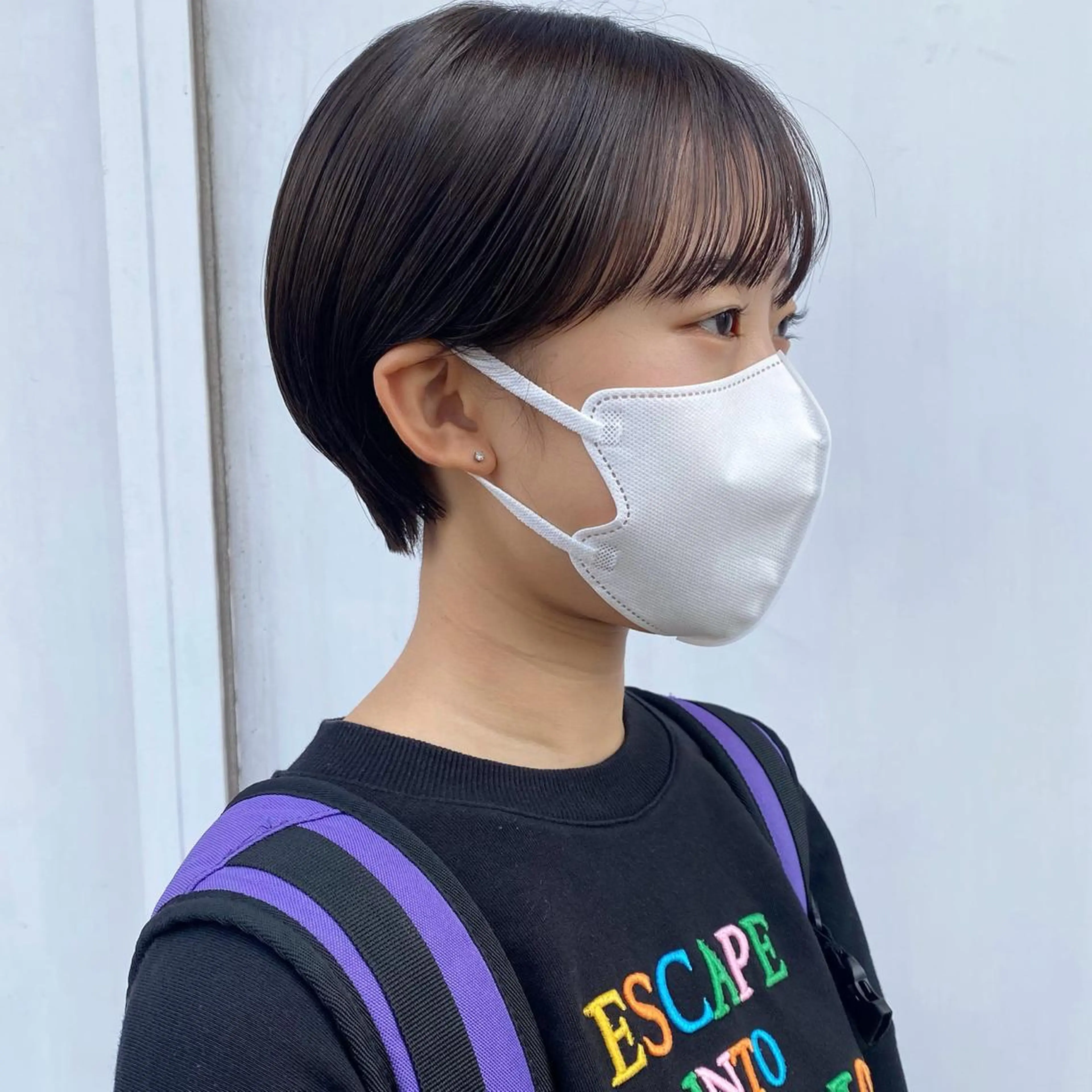 ショート 米元 春奈のヘアスタイル