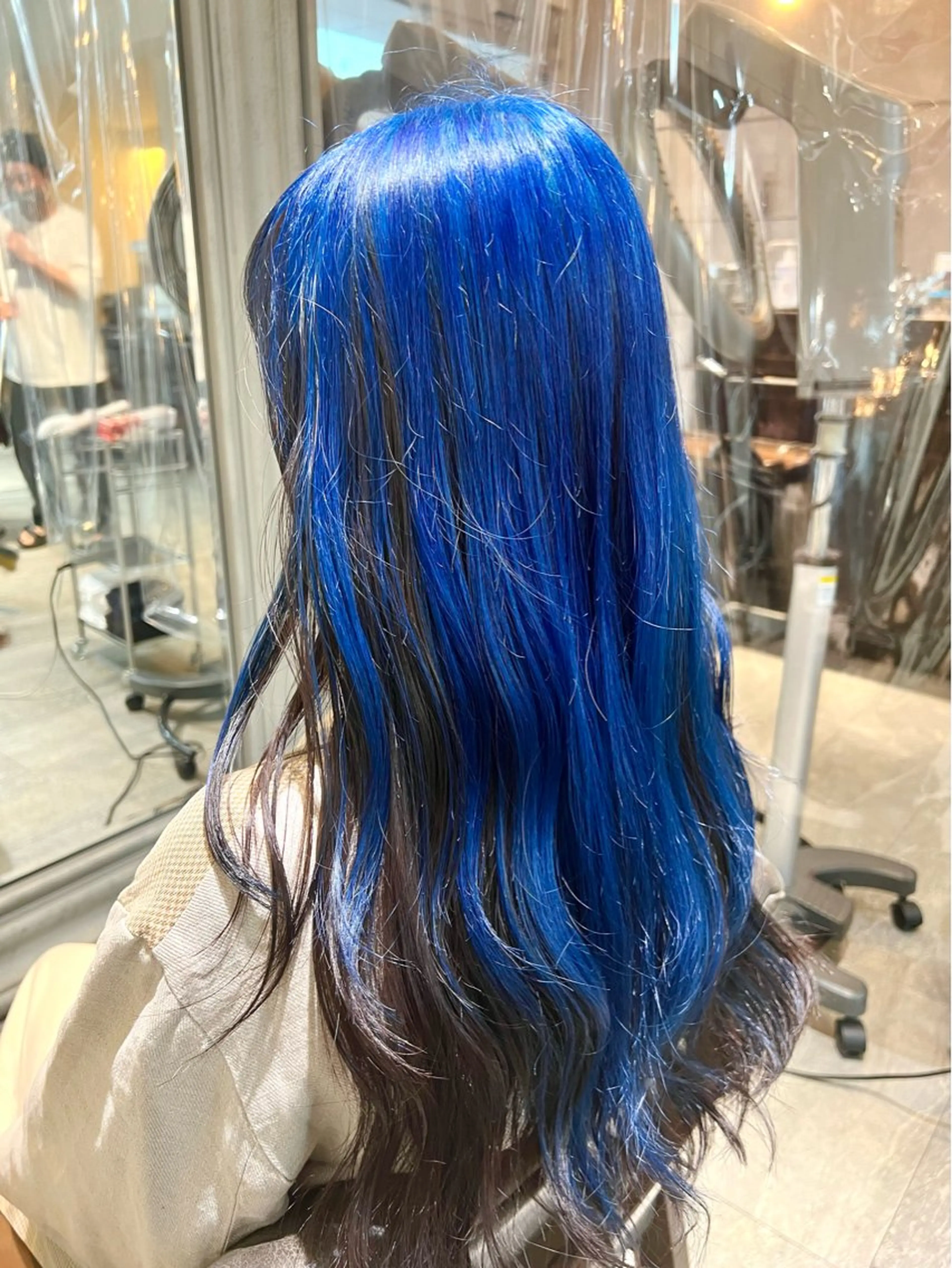 セミロング カラー ヘアアレンジ ヘアカラー トリートメント ヘッドスパ ヘアセット 🌈インナーカラー ‘ショウマ’🌈のヘアスタイル