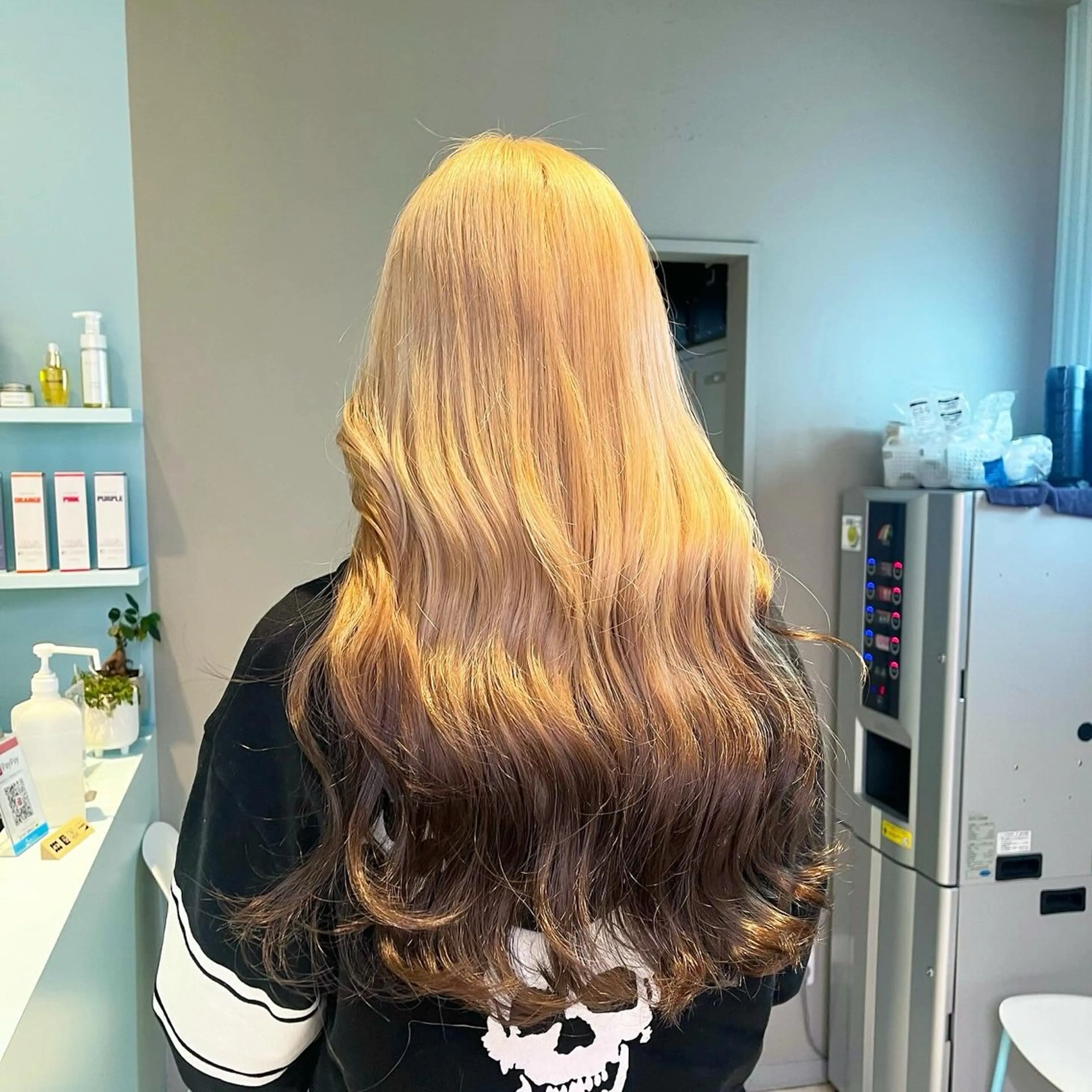 ロング カラー ヘアカラー トリートメント ブリーチカラー 🩵MIZUKIのヘアスタイル