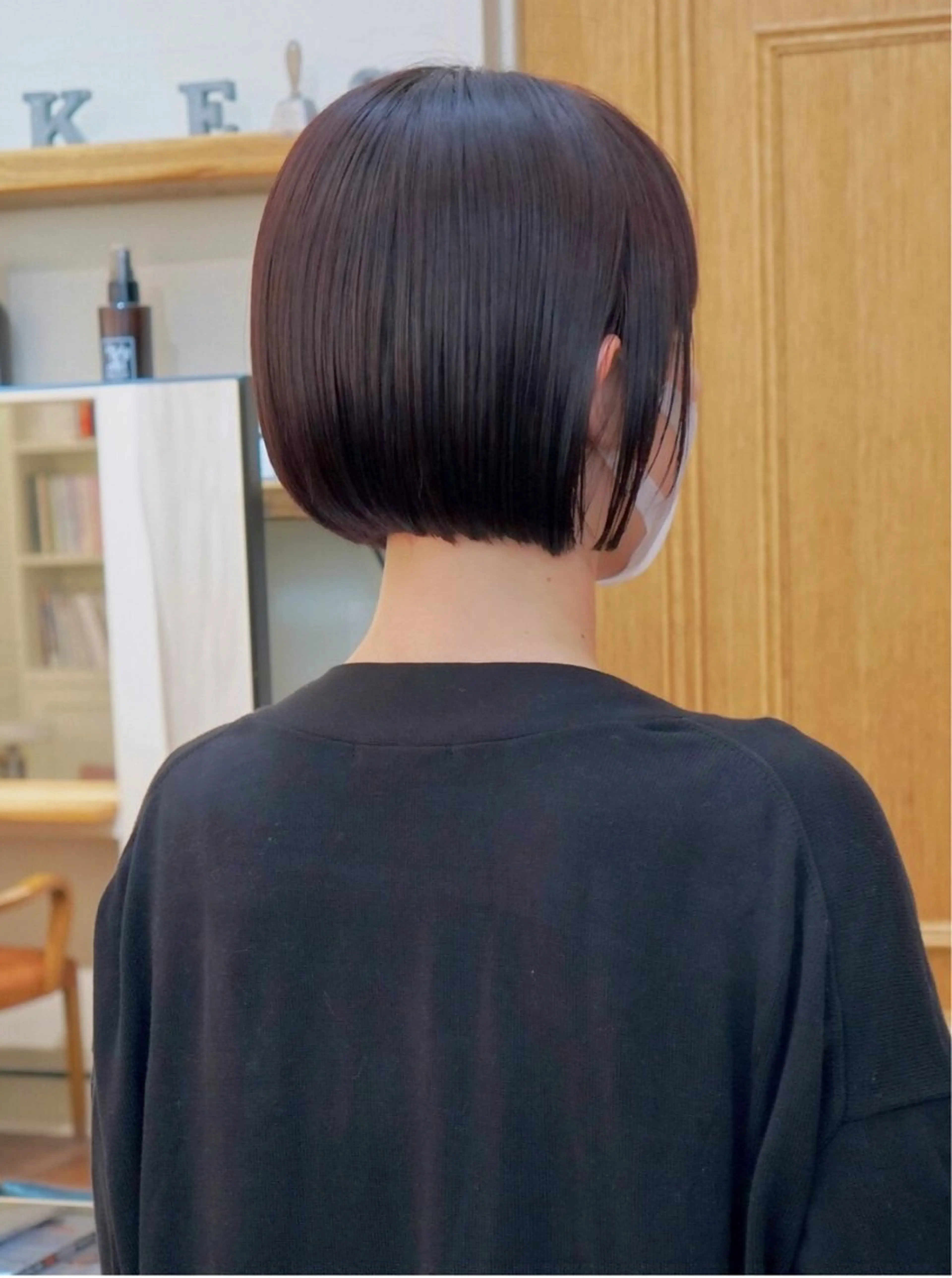 ショート カラー ボルドーカラー ルビー ヘアカラー 立川艶髪カラーと映画 美容師YUJIのヘアスタイル