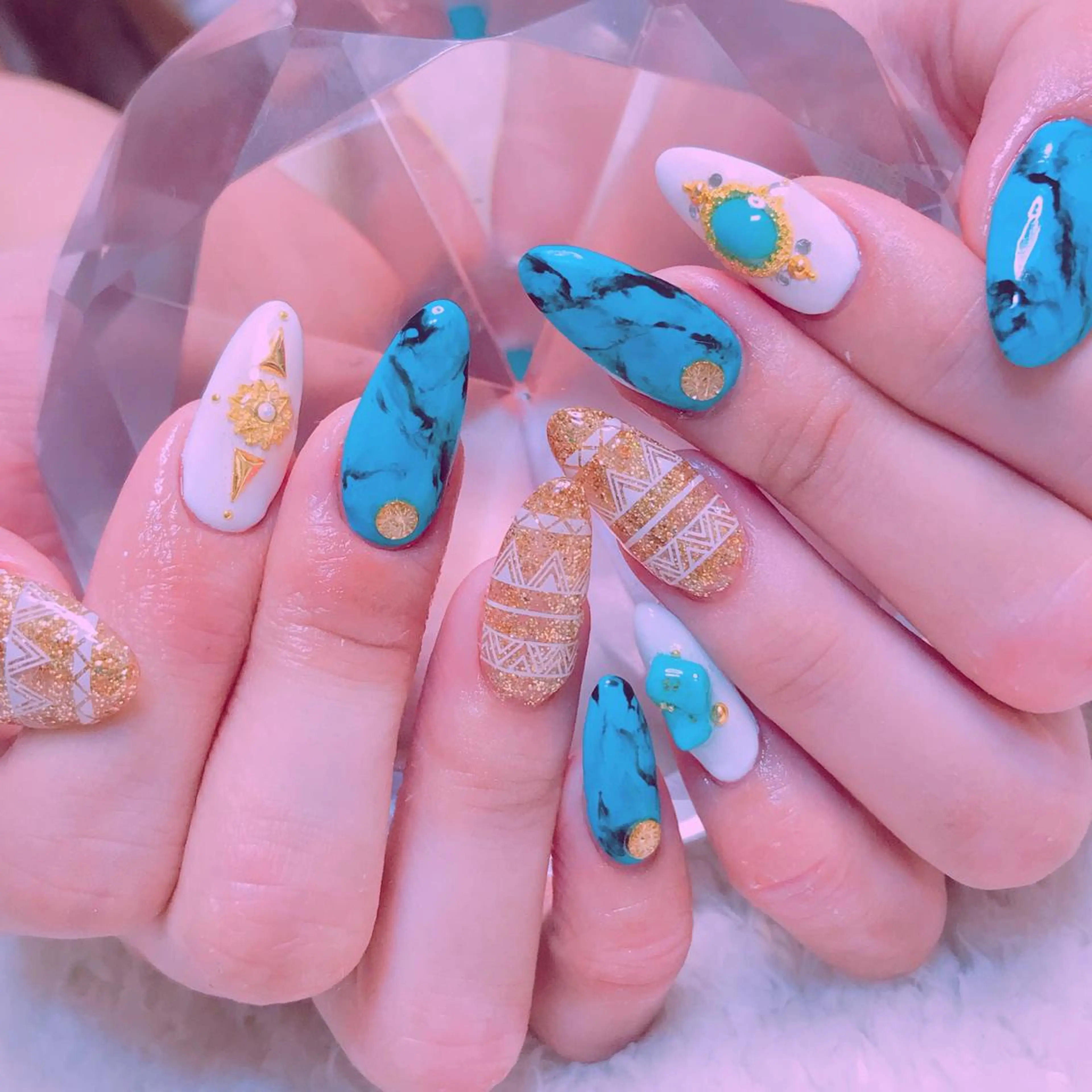 ネイル 🩵池袋heart nail🩵のネイルデザイン