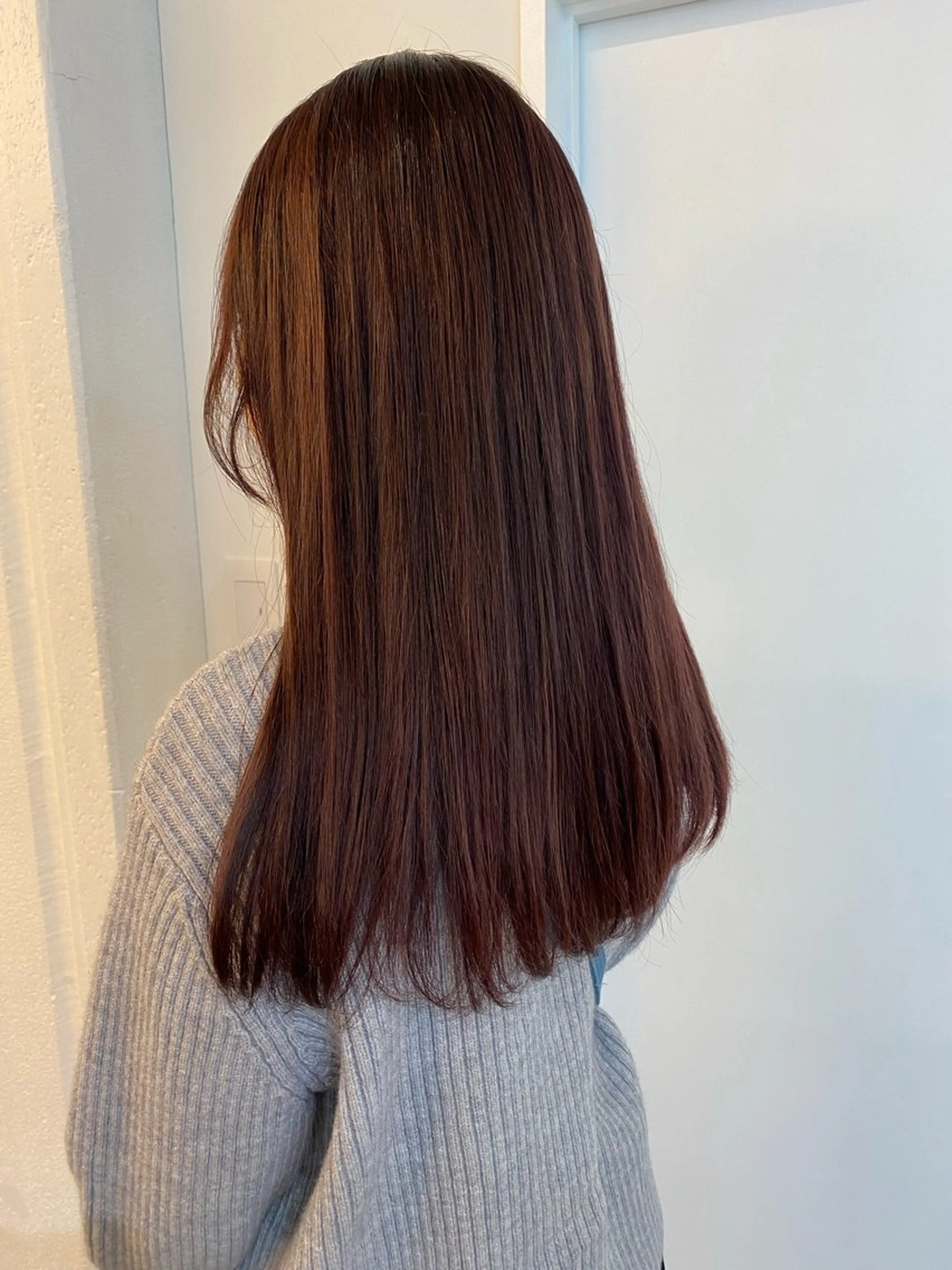 セミロング カラー hair design chouchou所属・ichika/福岡 /透明感カラー🤎のヘアスタイル