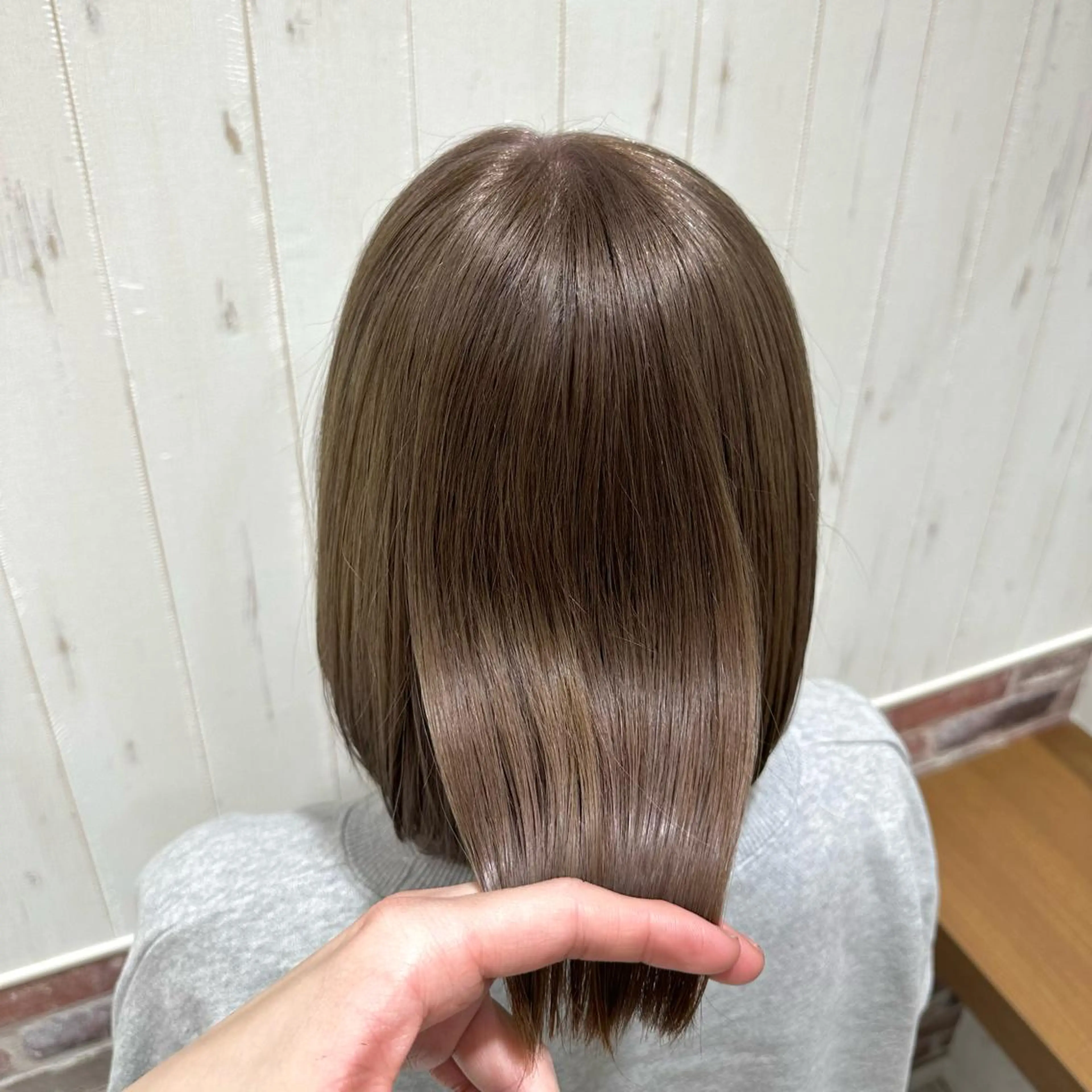 セミロング カラー ブリーチ ケアブリーチ デザインカラー ダブルカラー ハイライトカラー FANスタイリスト Ⓜ️EIのヘアスタイル