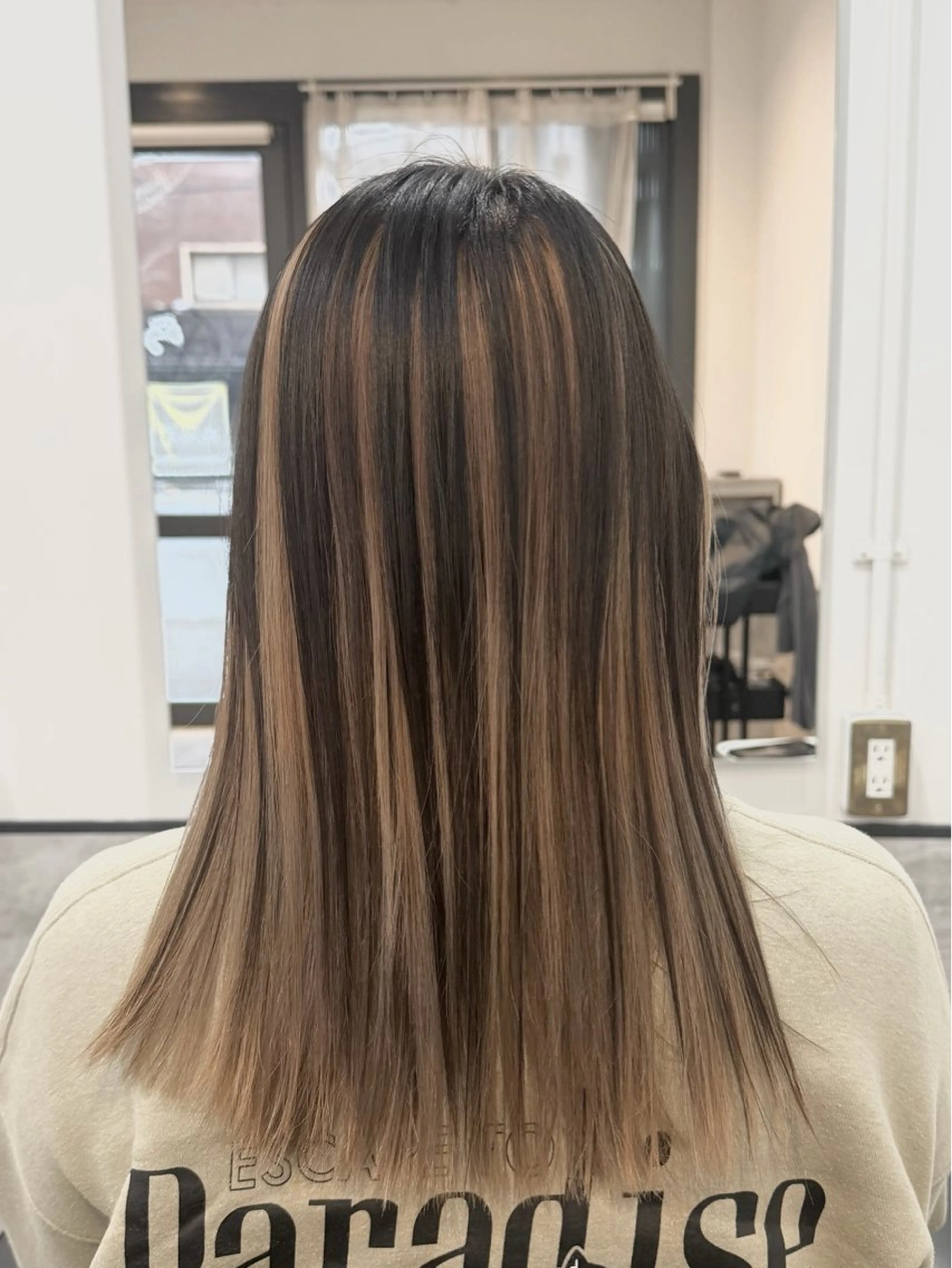 ロング カラー ベージュカラー インナーカラー ミルクティーベージュ ブリーチ/髪質改善/ メンズ/ KOKIのヘアスタイル