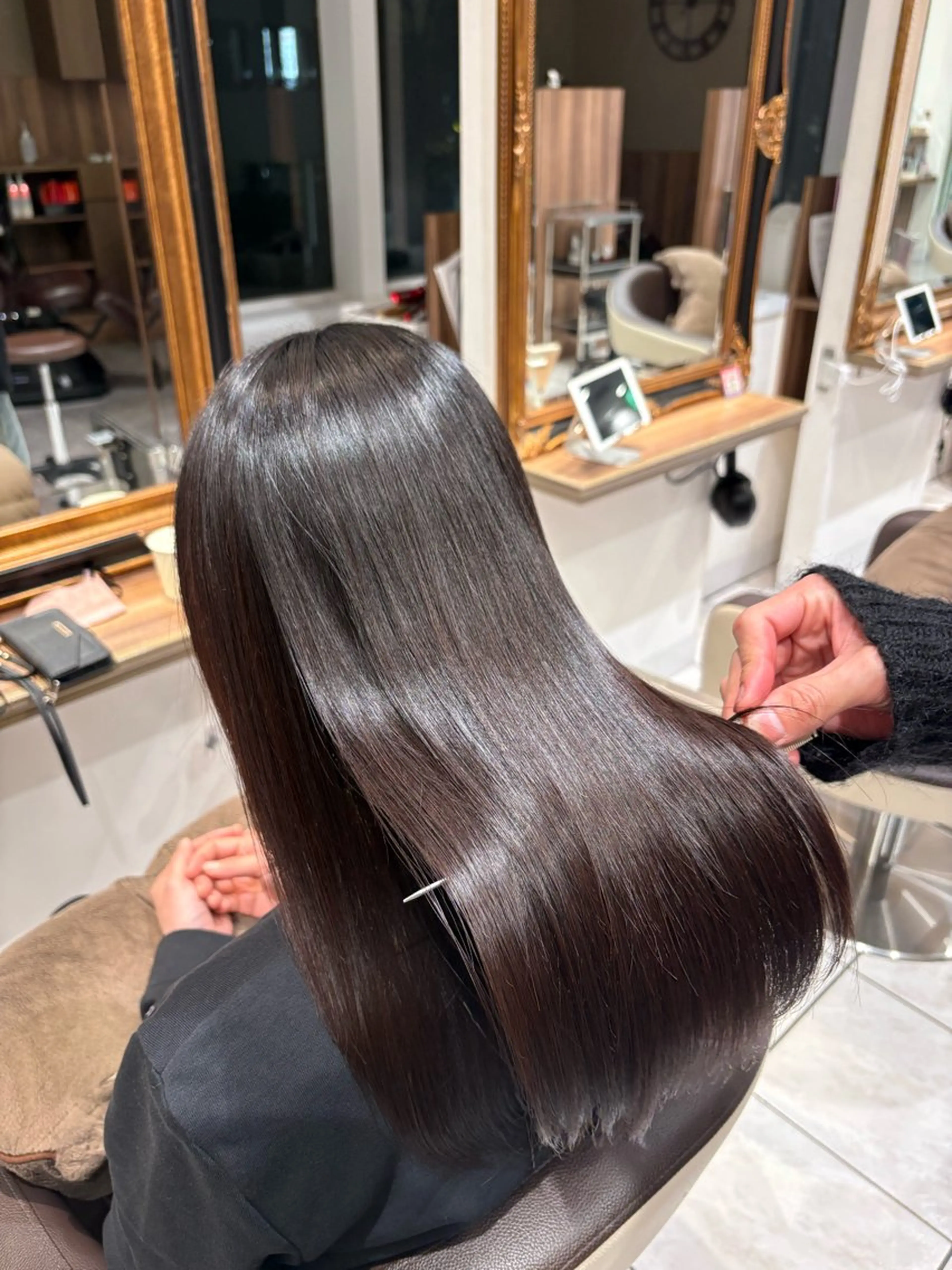 ロング パーマ 縮毛矯正 荻巣 うららのヘアスタイル