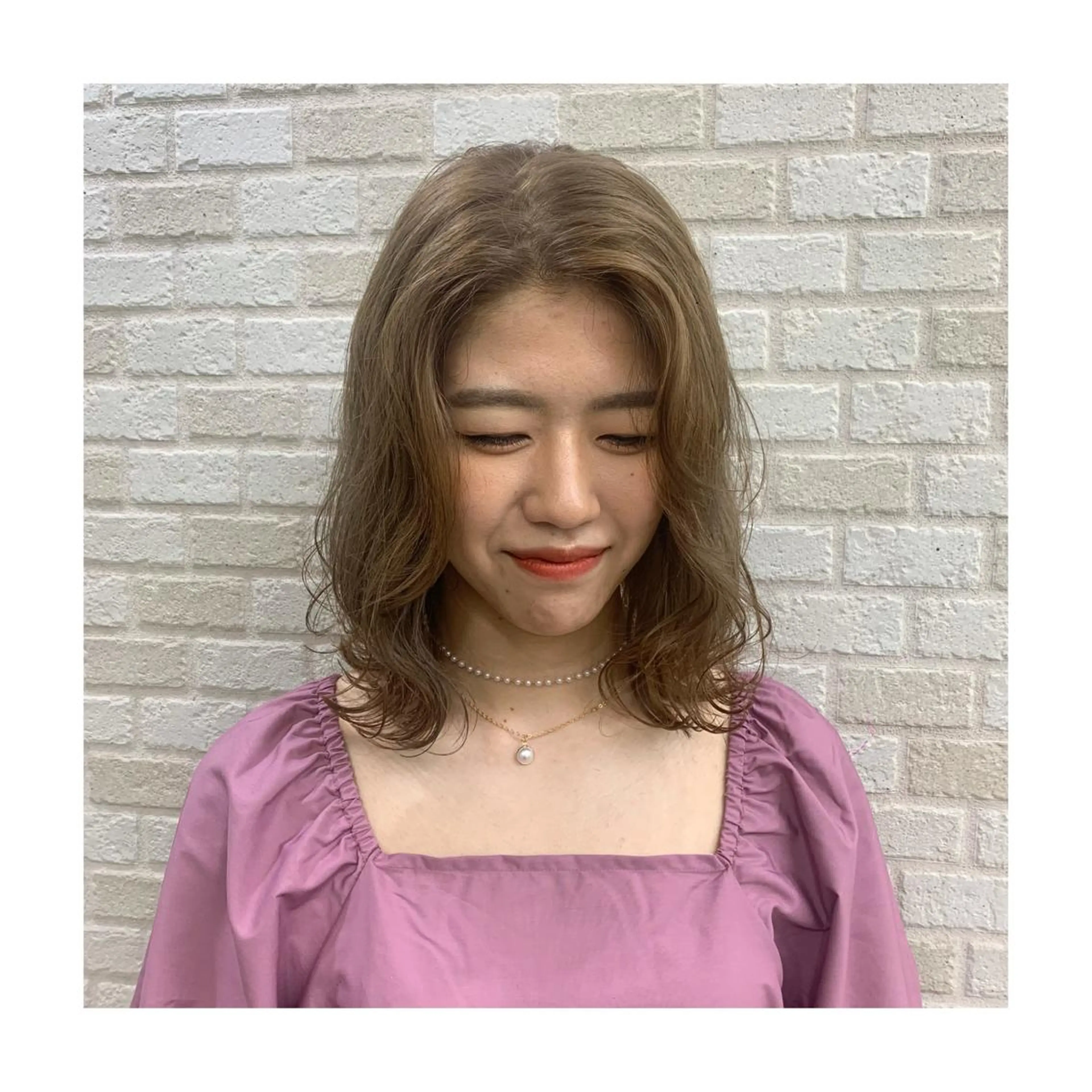 ミディアム natsuki .のヘアスタイル