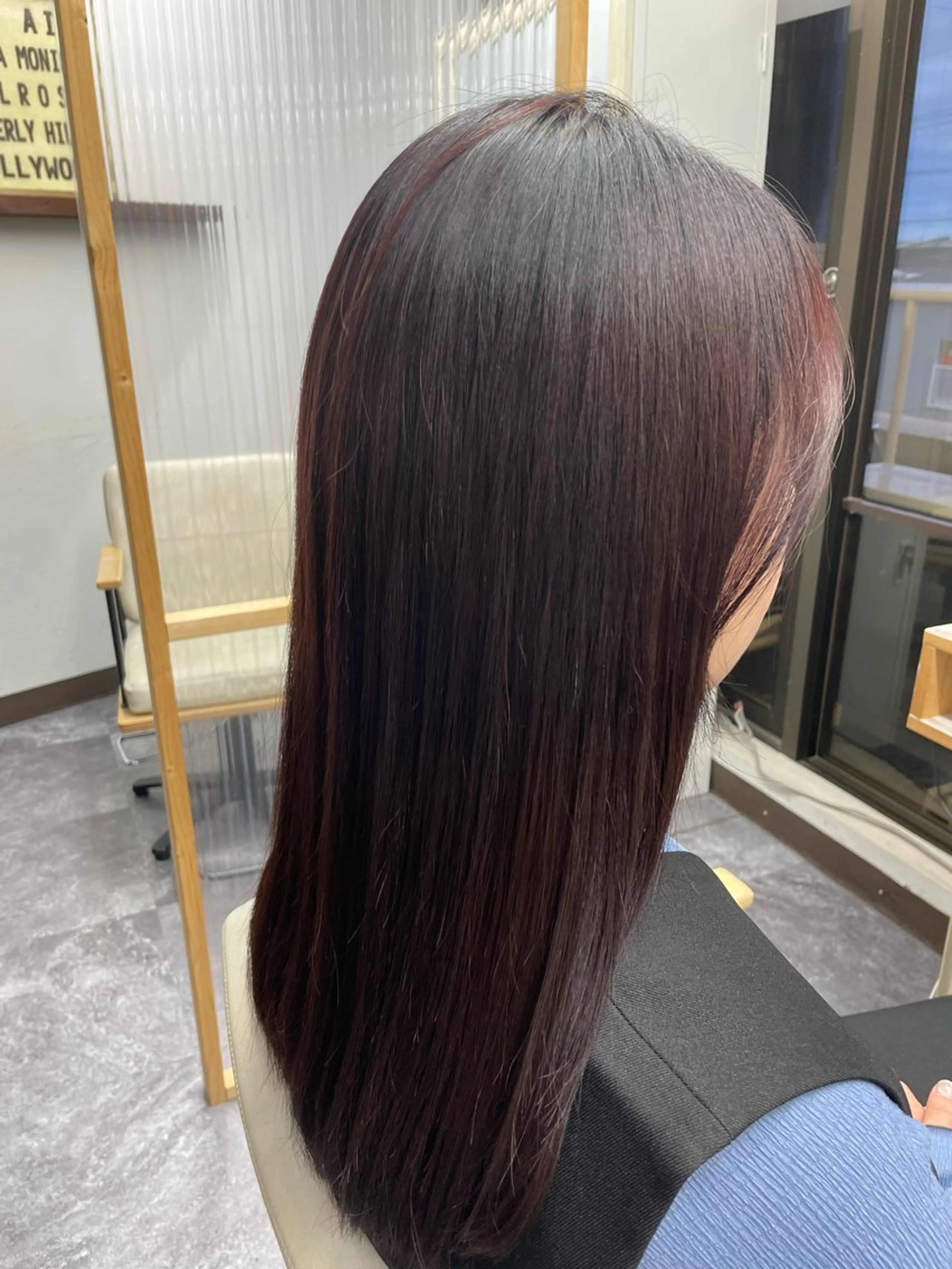 セミロング 縮毛矯正 カット 縮毛矯正 トリートメント SFIDA みつえのヘアスタイル