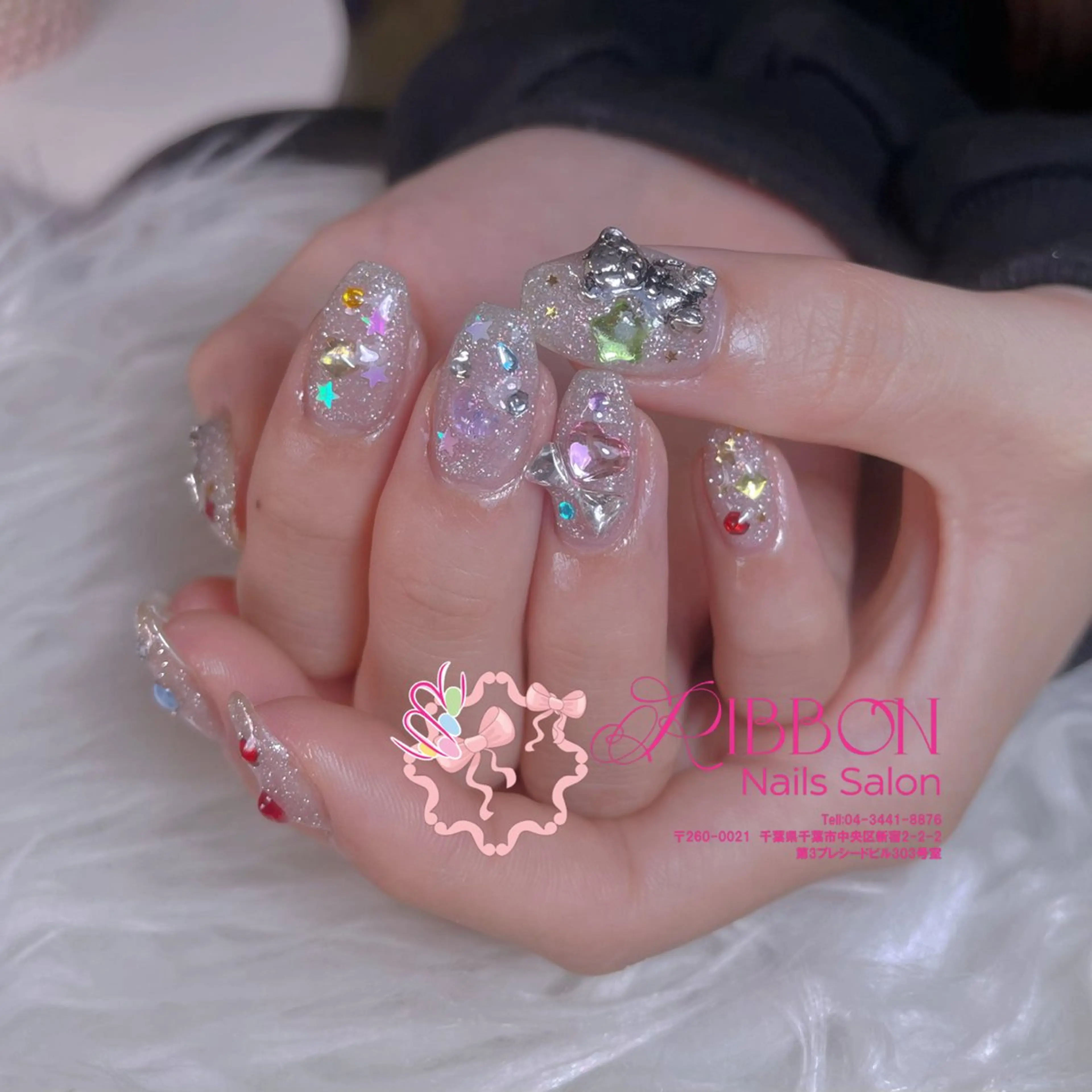 ネイル チークネイル フットネイル フレンチネイル グラデーション 韓国ネイル ハンドネイル Ribbonnail salonのネイルデザイン