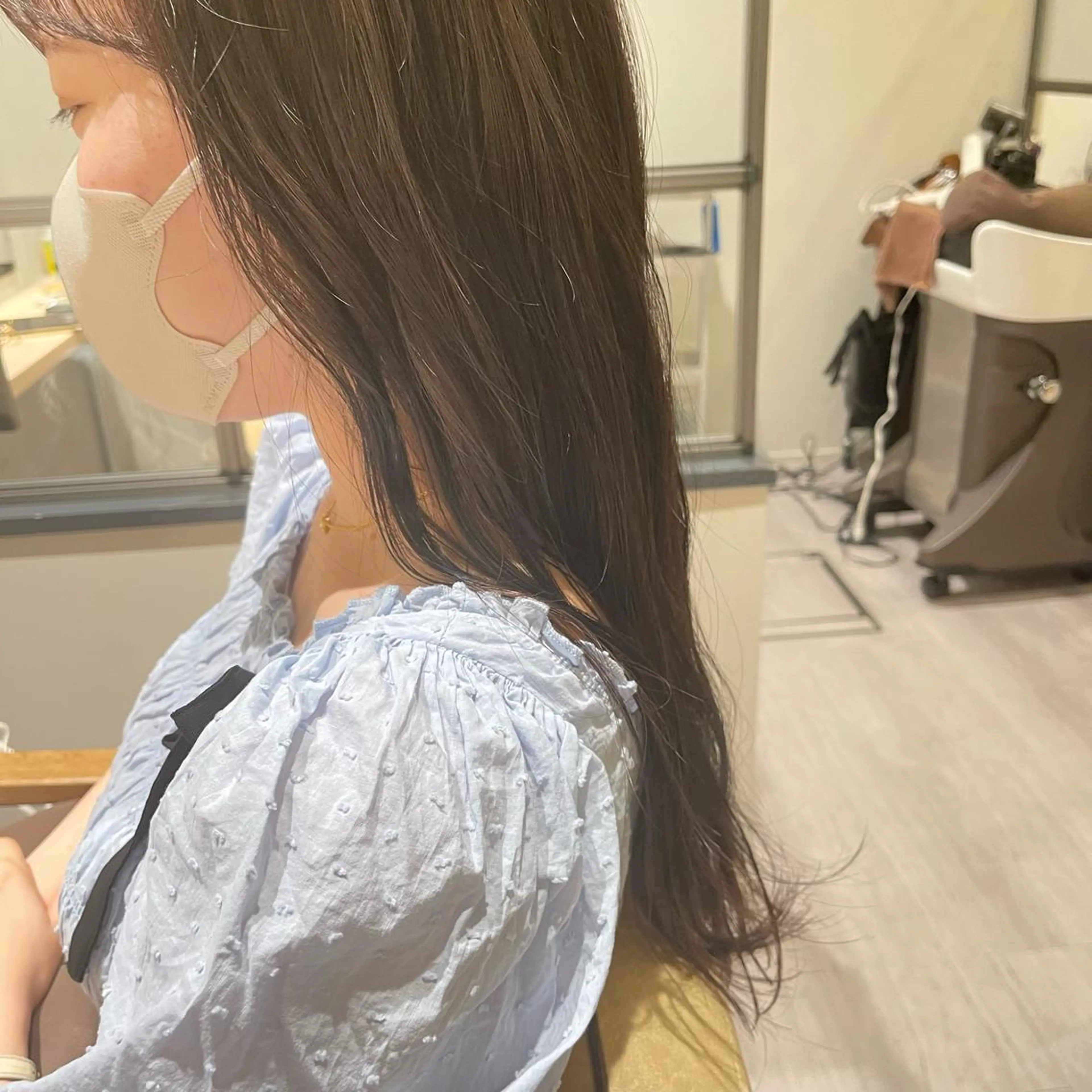 ロング パーマ ヘアアレンジ 小顔カット 高井瑠華🌼 ストカールカット特化のヘアスタイル