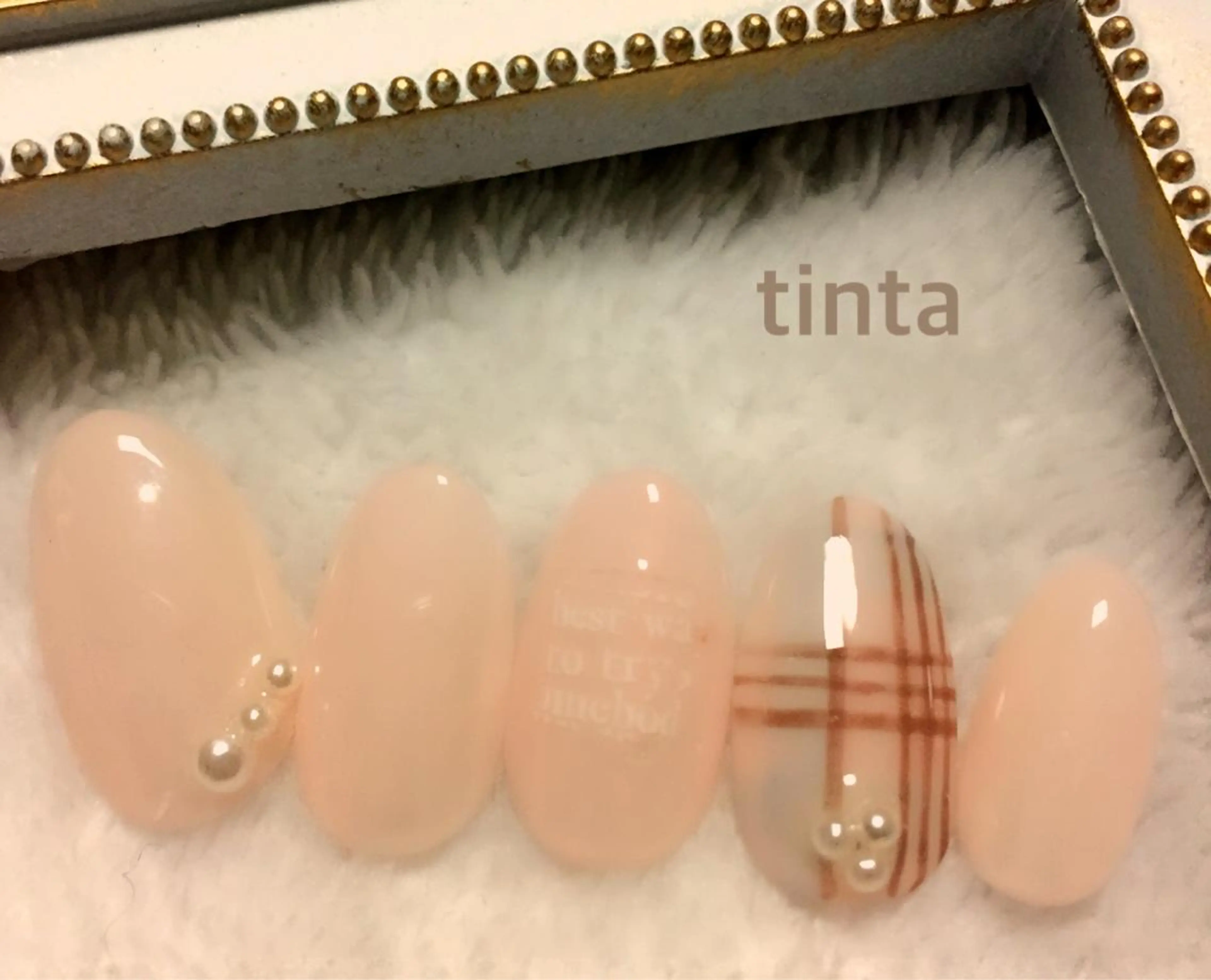 ネイル ピンク ネイルサロン ティンタ所属・馬場 典子のネイルデザイン