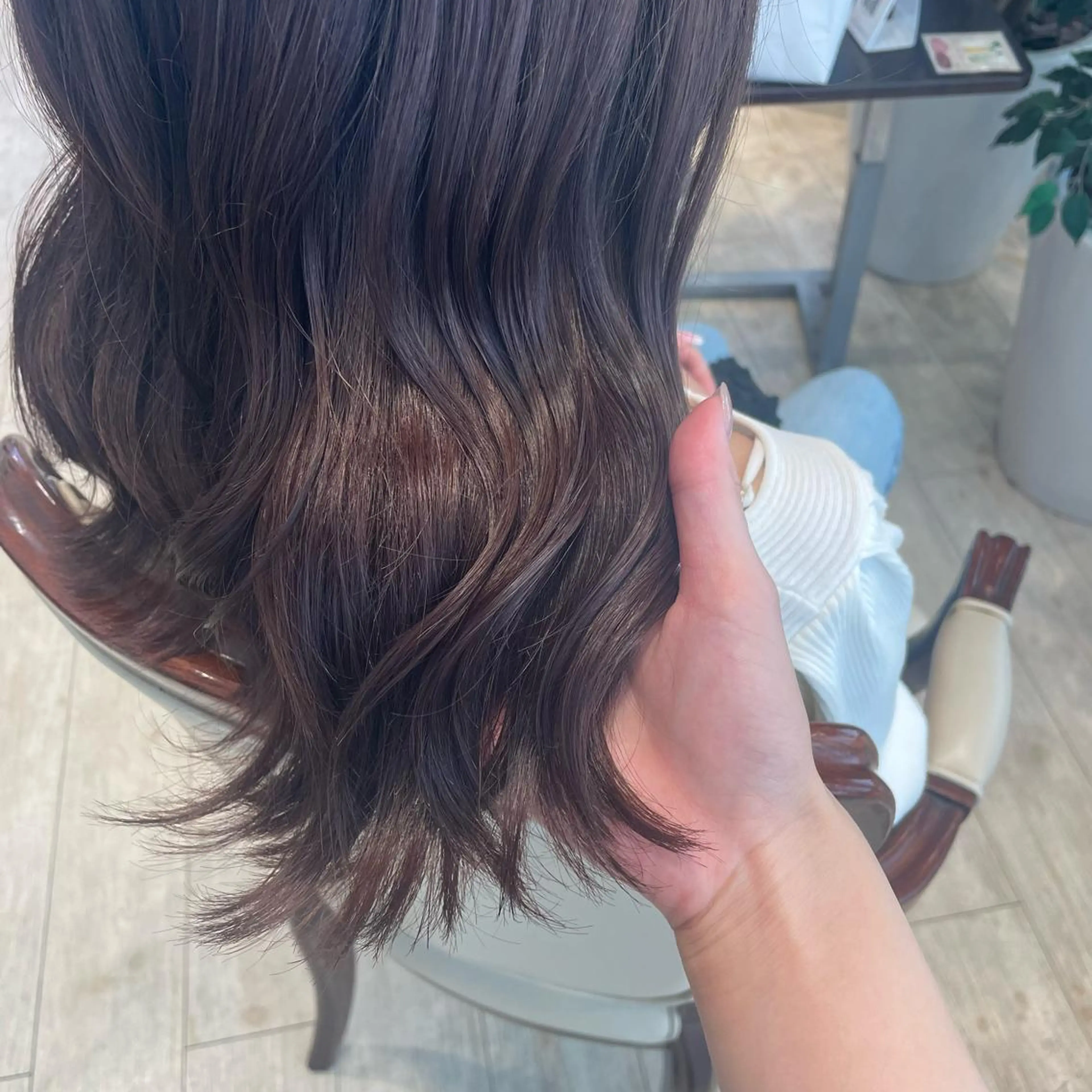 ロング カラー ブリーチ ラベンダーカラー ブリーチなしカラー ヘアカラー トリートメント 🍪ﾖｼｲﾊﾙﾈ🍪 ﾗﾍﾞﾝﾀﾞｰｶﾗｰのヘアスタイル