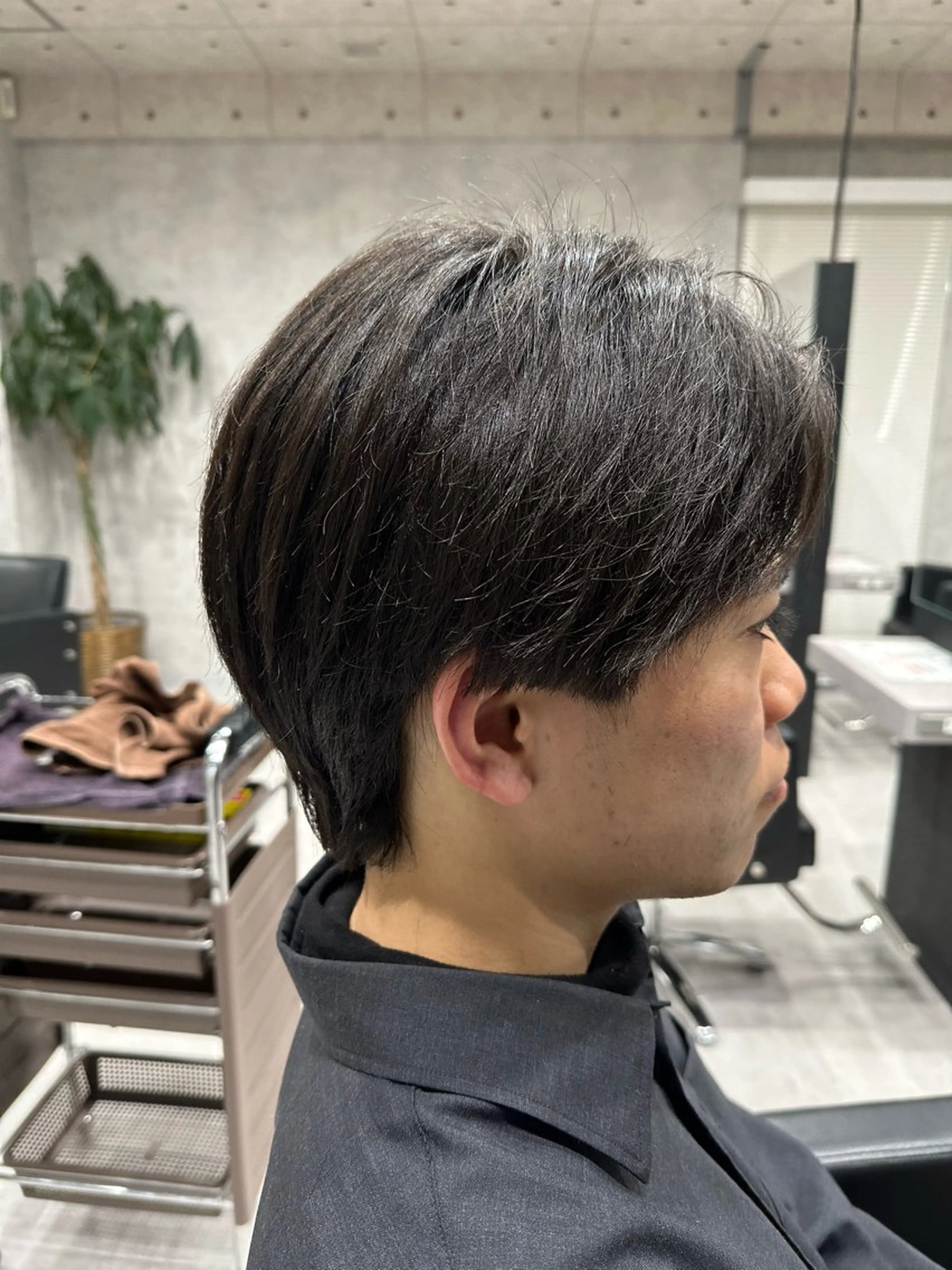 ショート パーマ メンズ カット ユウ🪄 パーマ指名No1のヘアスタイル