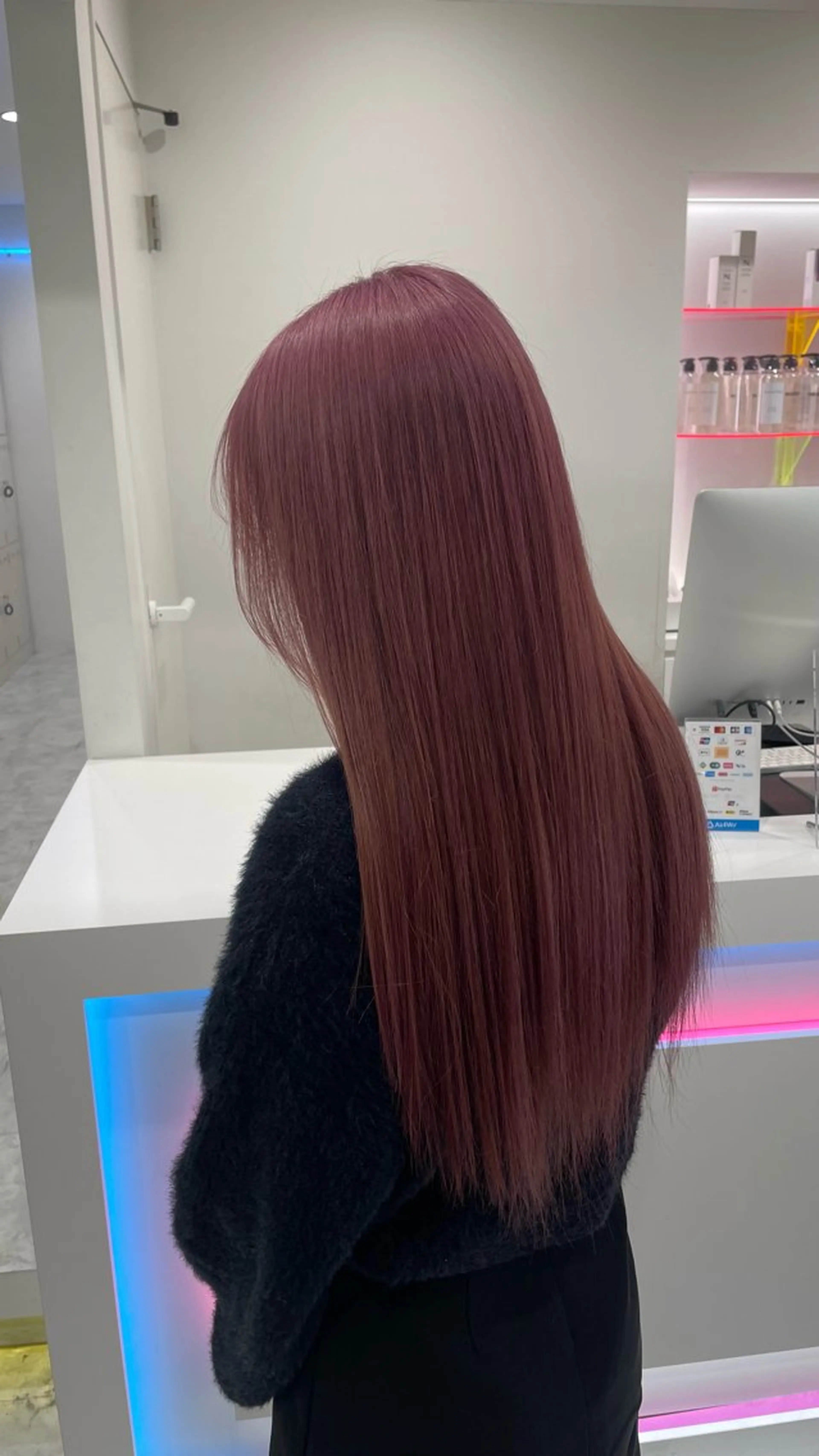 ロング カラー 中韓レイヤー/ ブラウン🤎はやとのヘアスタイル