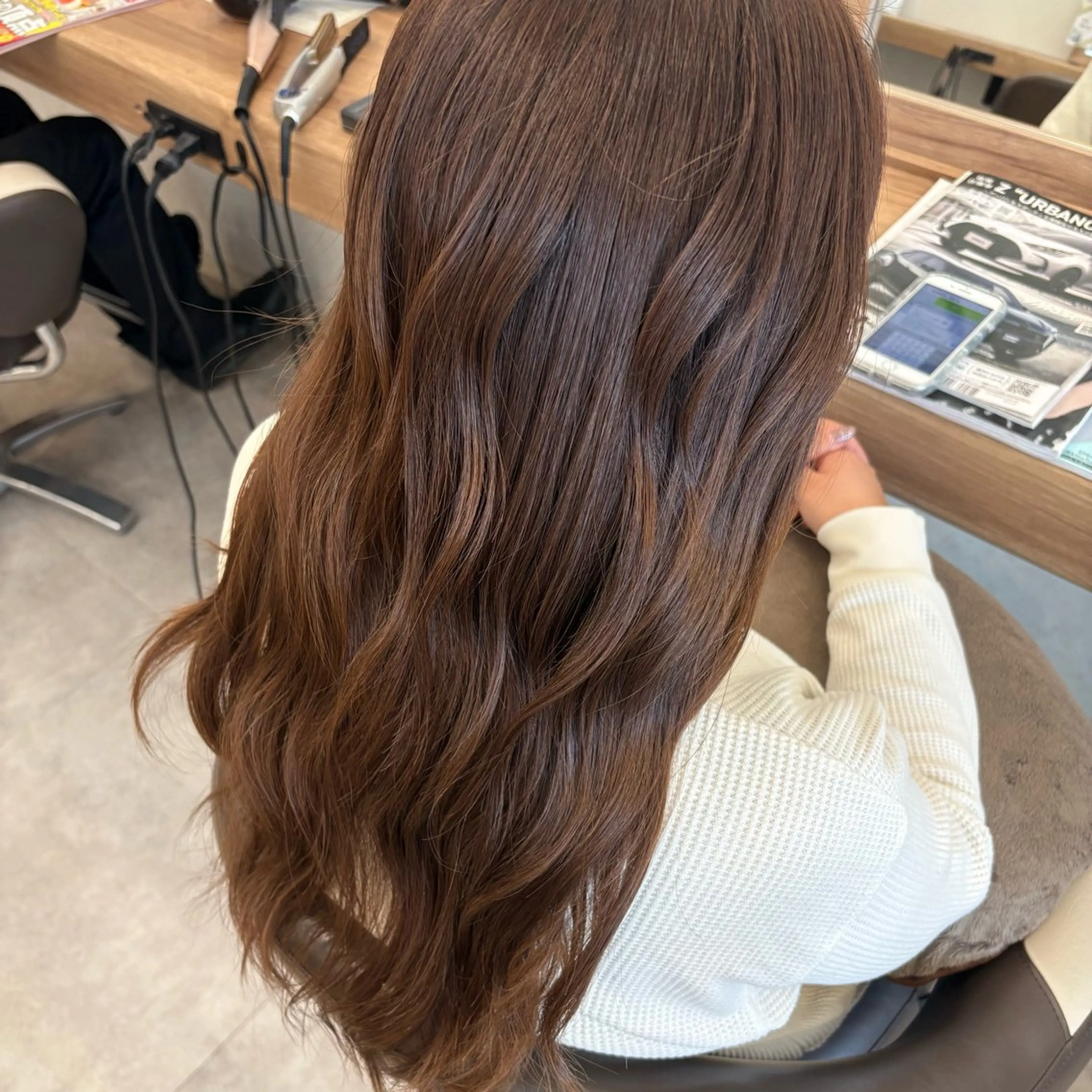 カラー 渡邊 玲来のヘアスタイル