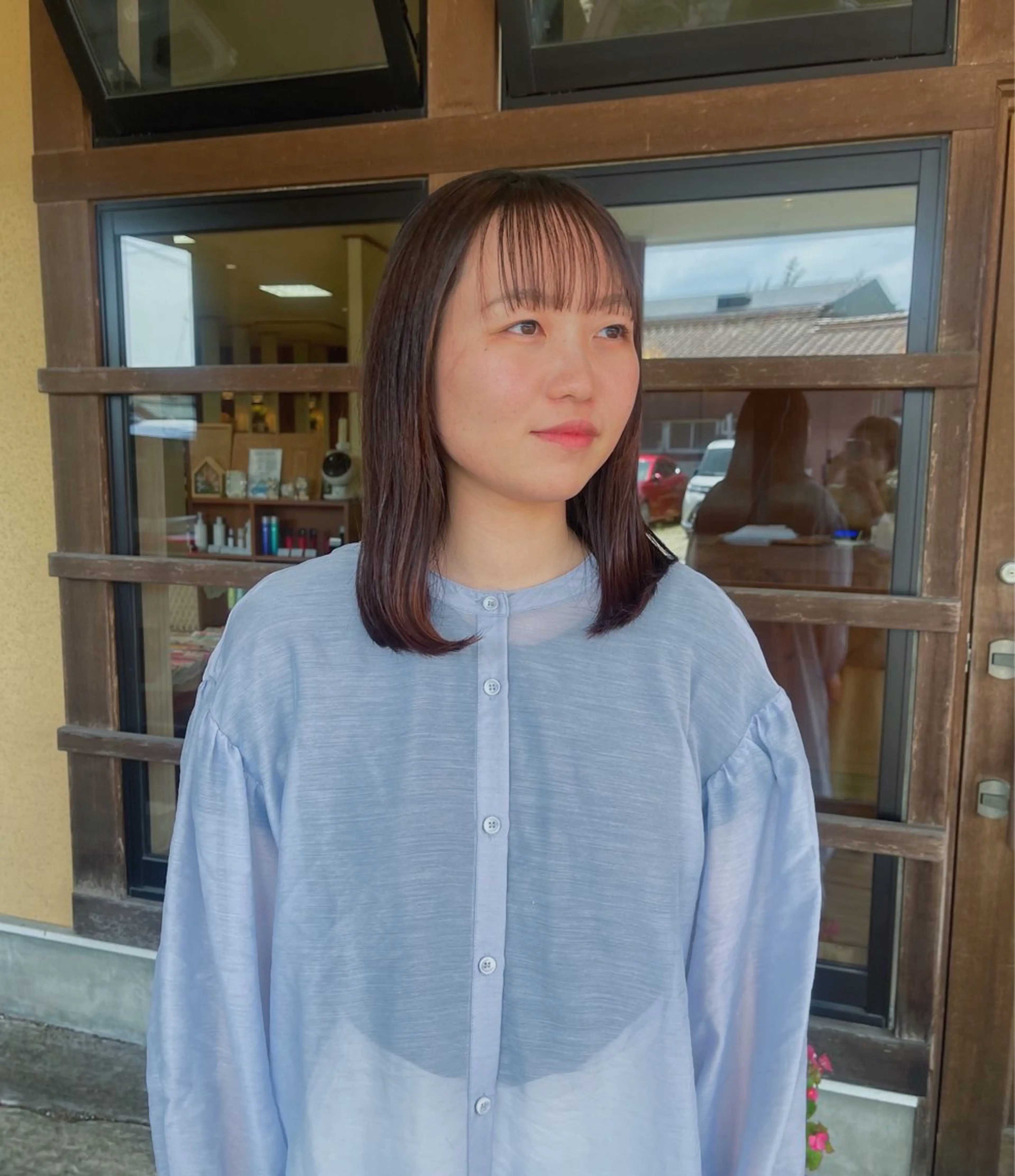 ミディアム パーマ カット 縮毛矯正 ヘアーニュース 🌿NAMII🌿のヘアスタイル