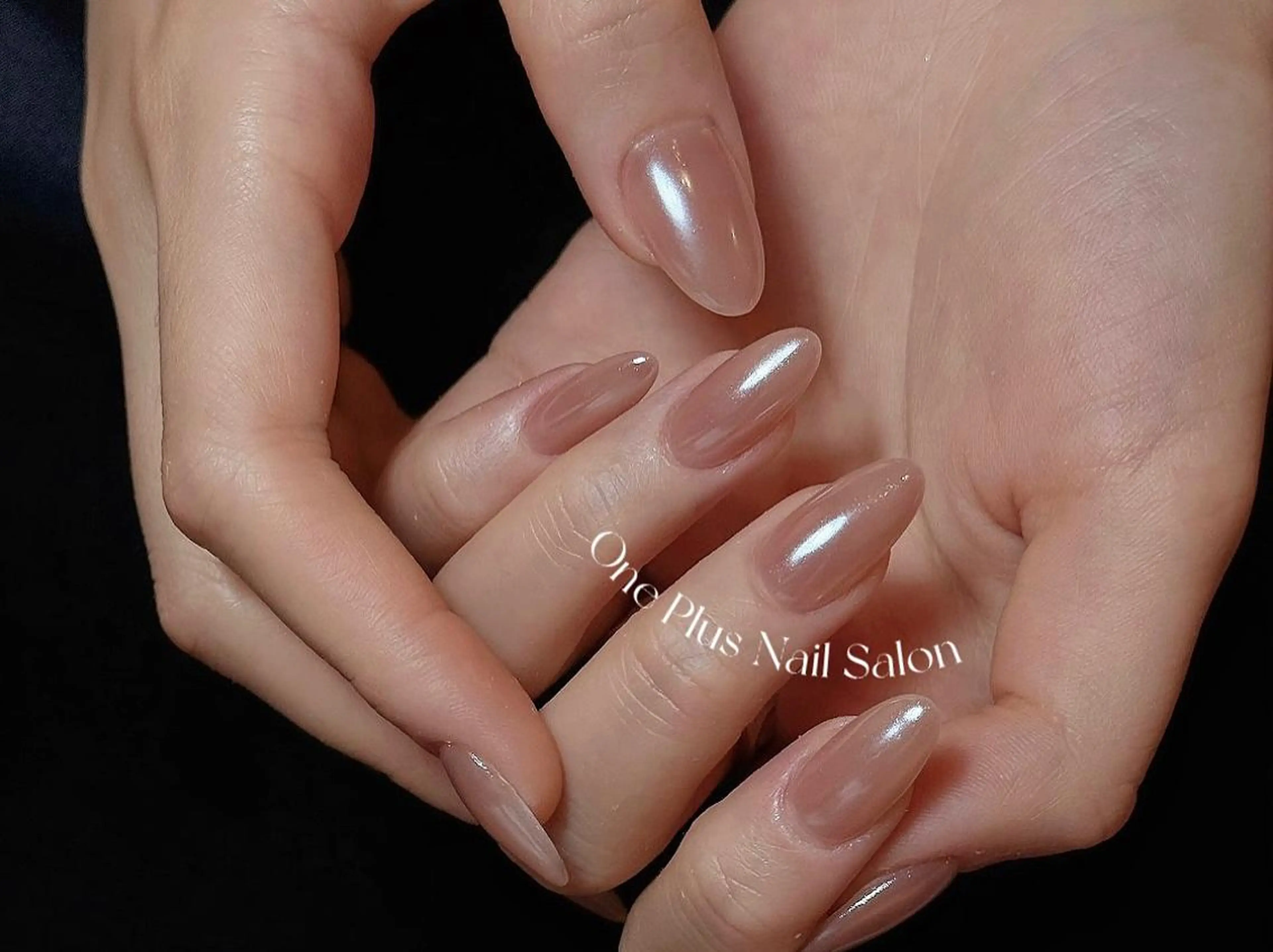 ネイル アートネイル オーロラネイル キラキラネイル 韓国ネイル マグネットネイル One Plus Nail Salonのネイルデザイン