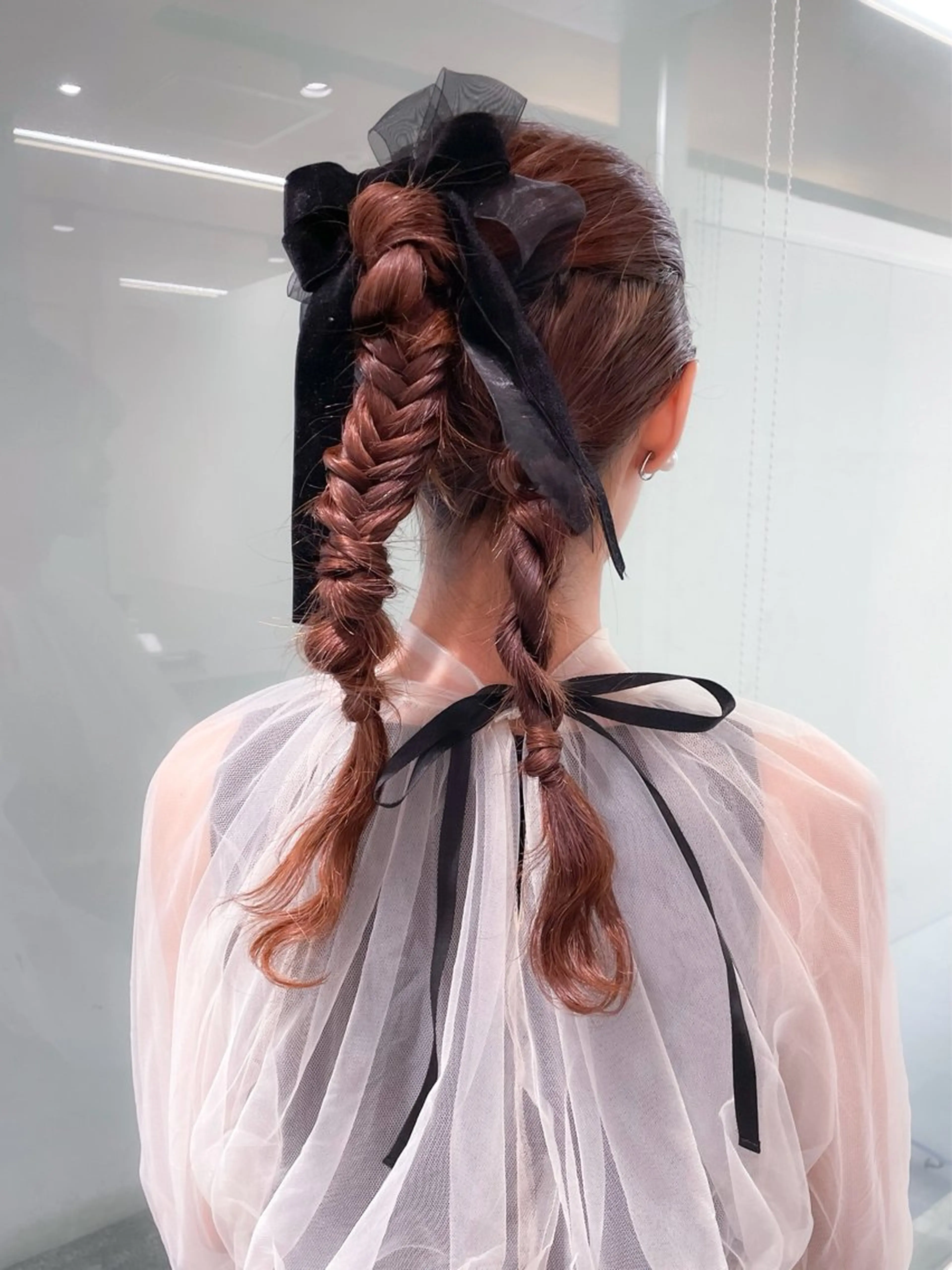 セミロング カラー パーマ ヘアアレンジ 💖美髪矯正💖 辻未侑のヘアスタイル