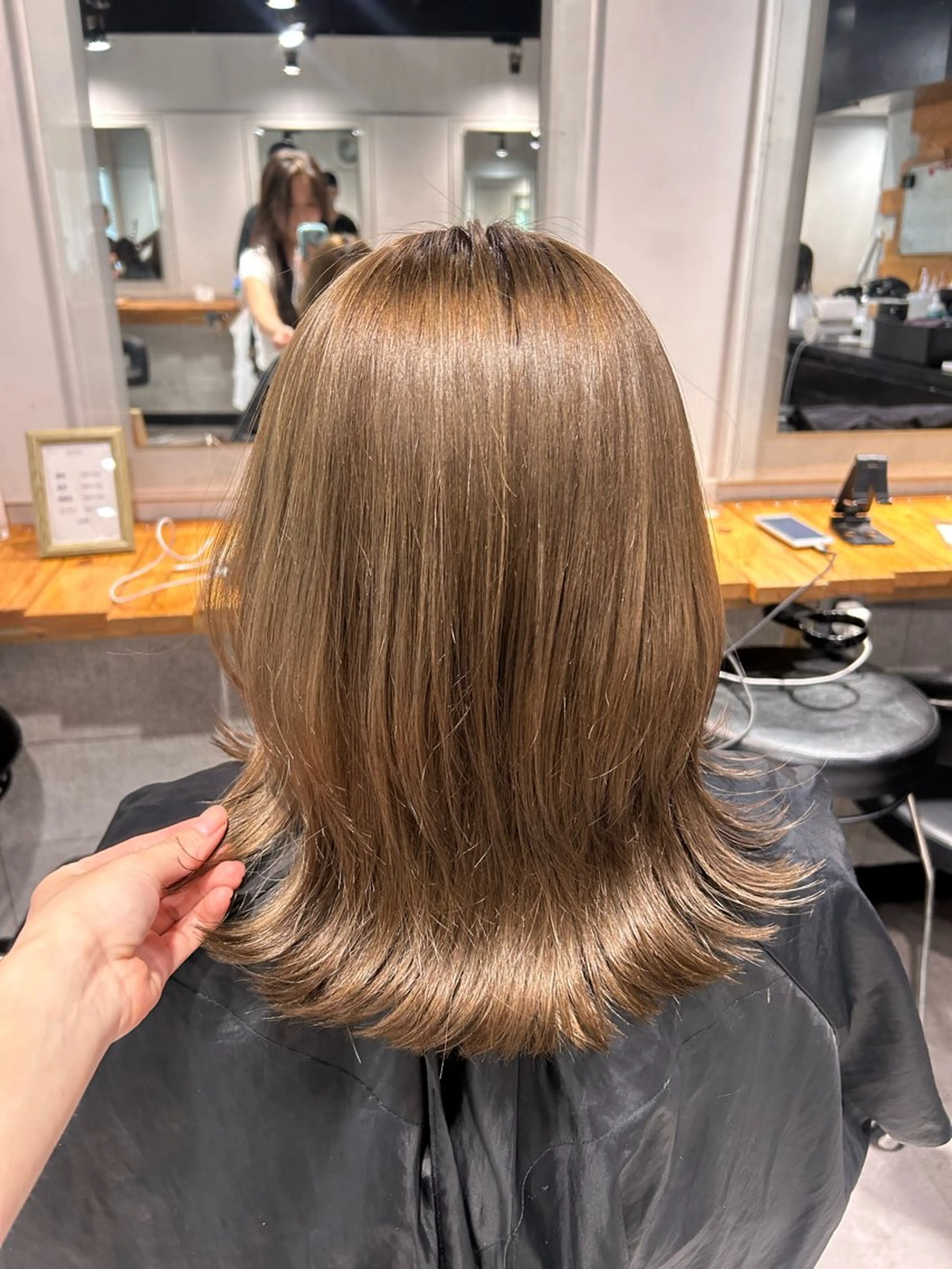 ロング ヘアカラー トリートメント ヘッドスパ レイヤーStyle 🩵菜々実のヘアスタイル