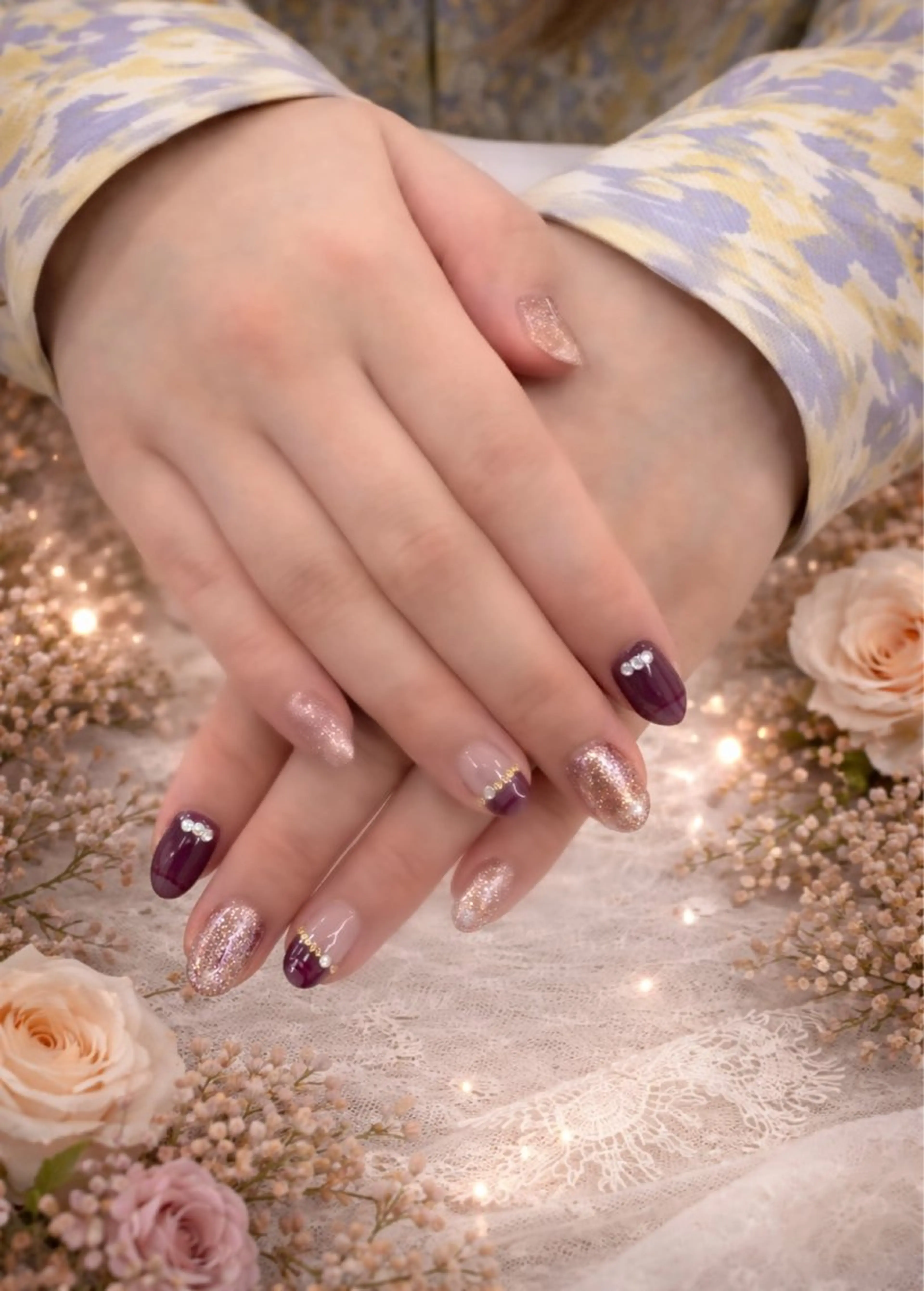 ネイル ハンドネイル 折笠 遥菜のネイルデザイン