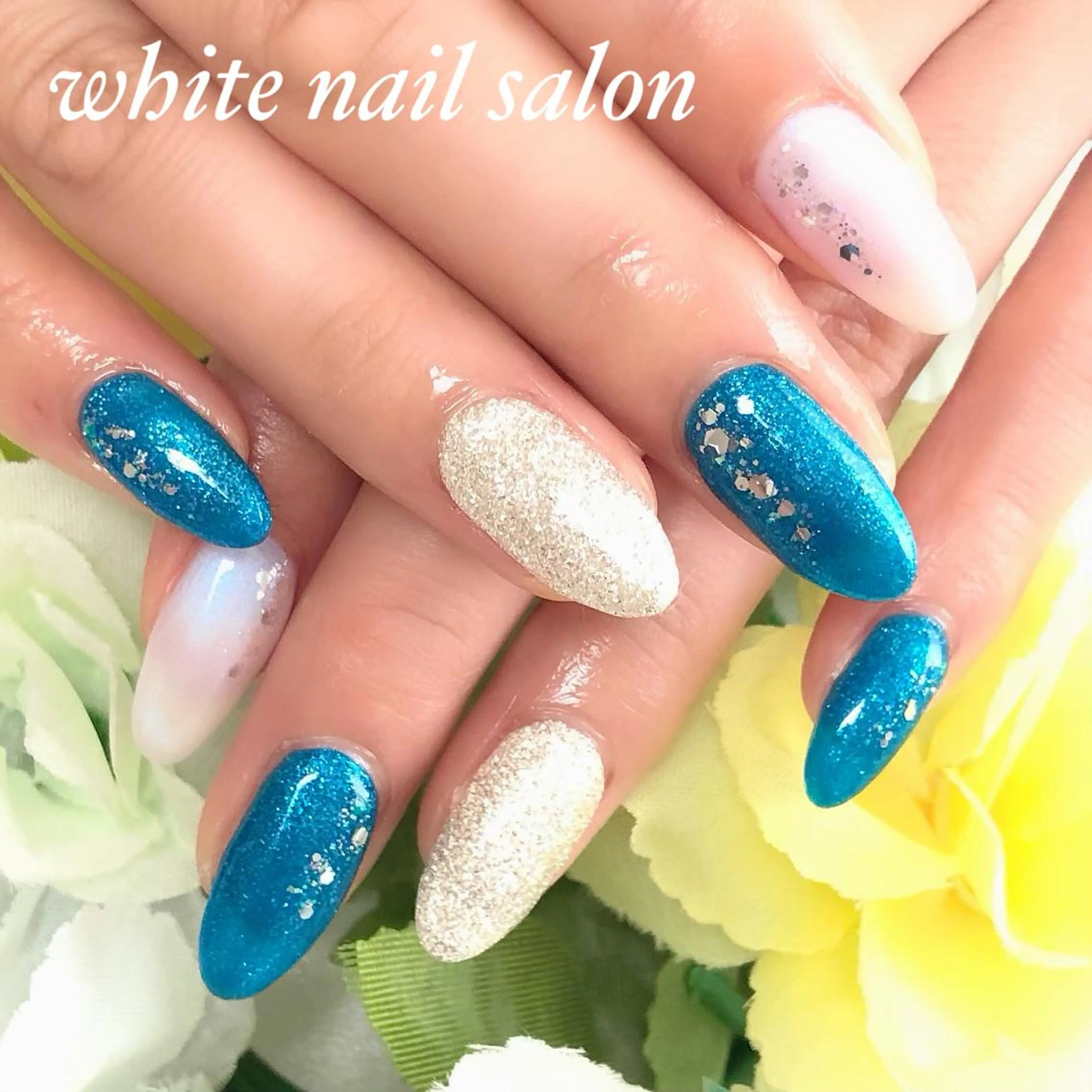 ネイル アートネイル フットネイル フレンチネイル ジェルネイル ハードジェル ハンドネイル white nail salonのネイルデザイン
