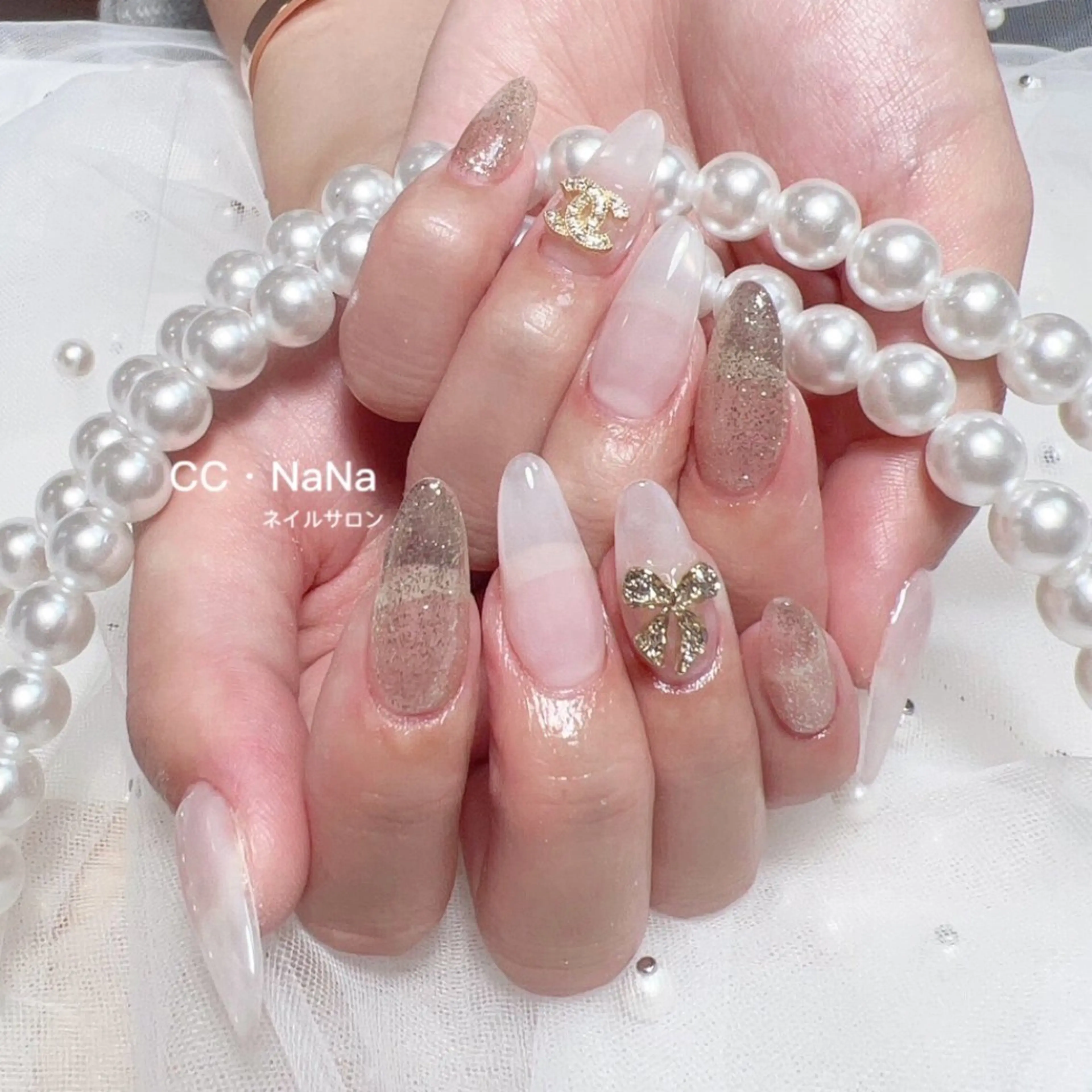 ネイル ハンドネイル CCNaNaスカルプ 長さだし専門💎Yoのネイルデザイン