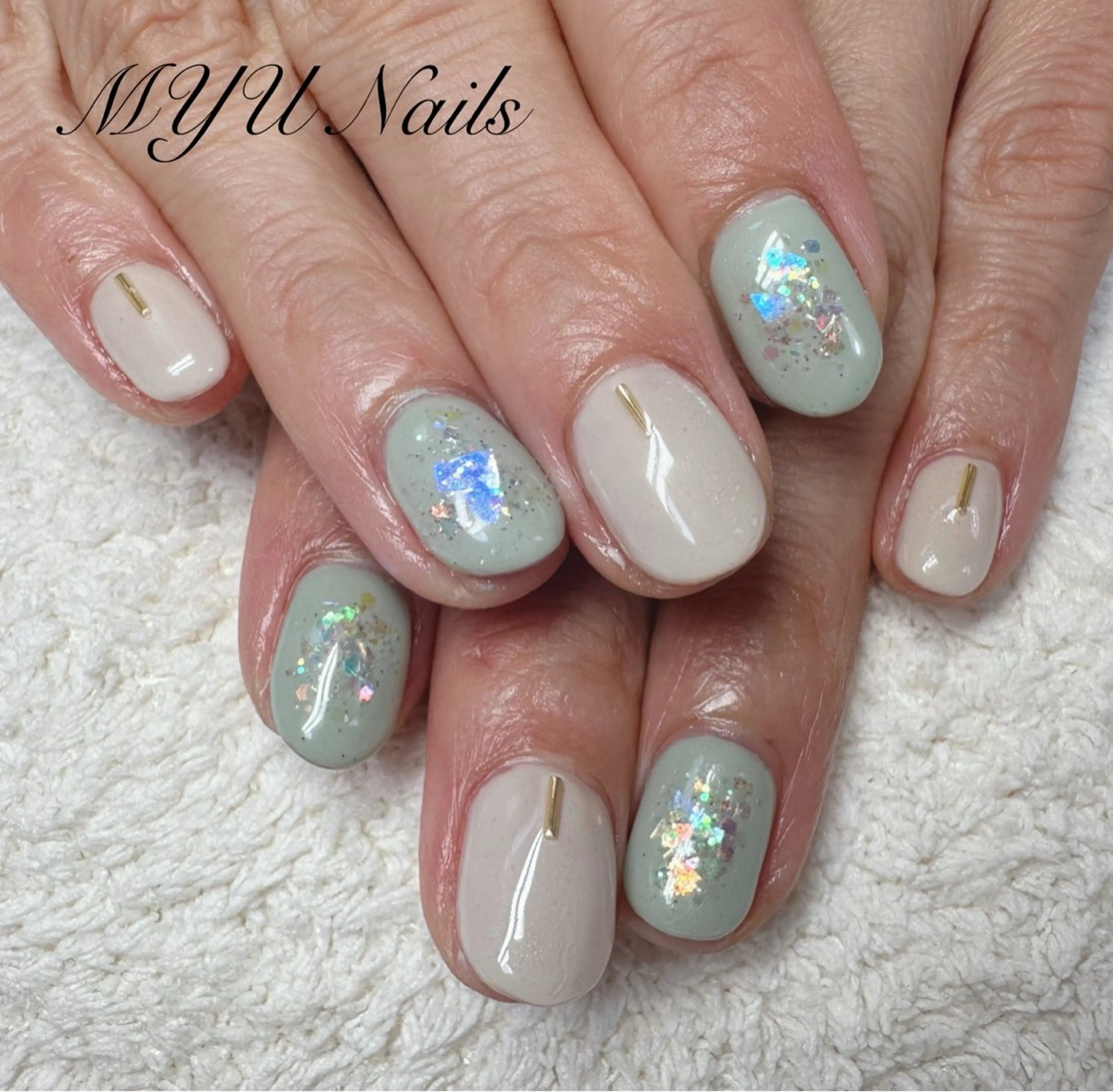 ネイル ニュアンスネイル ハンドネイル ニュアンスネイル🌈 MYU Nailsのネイルデザイン