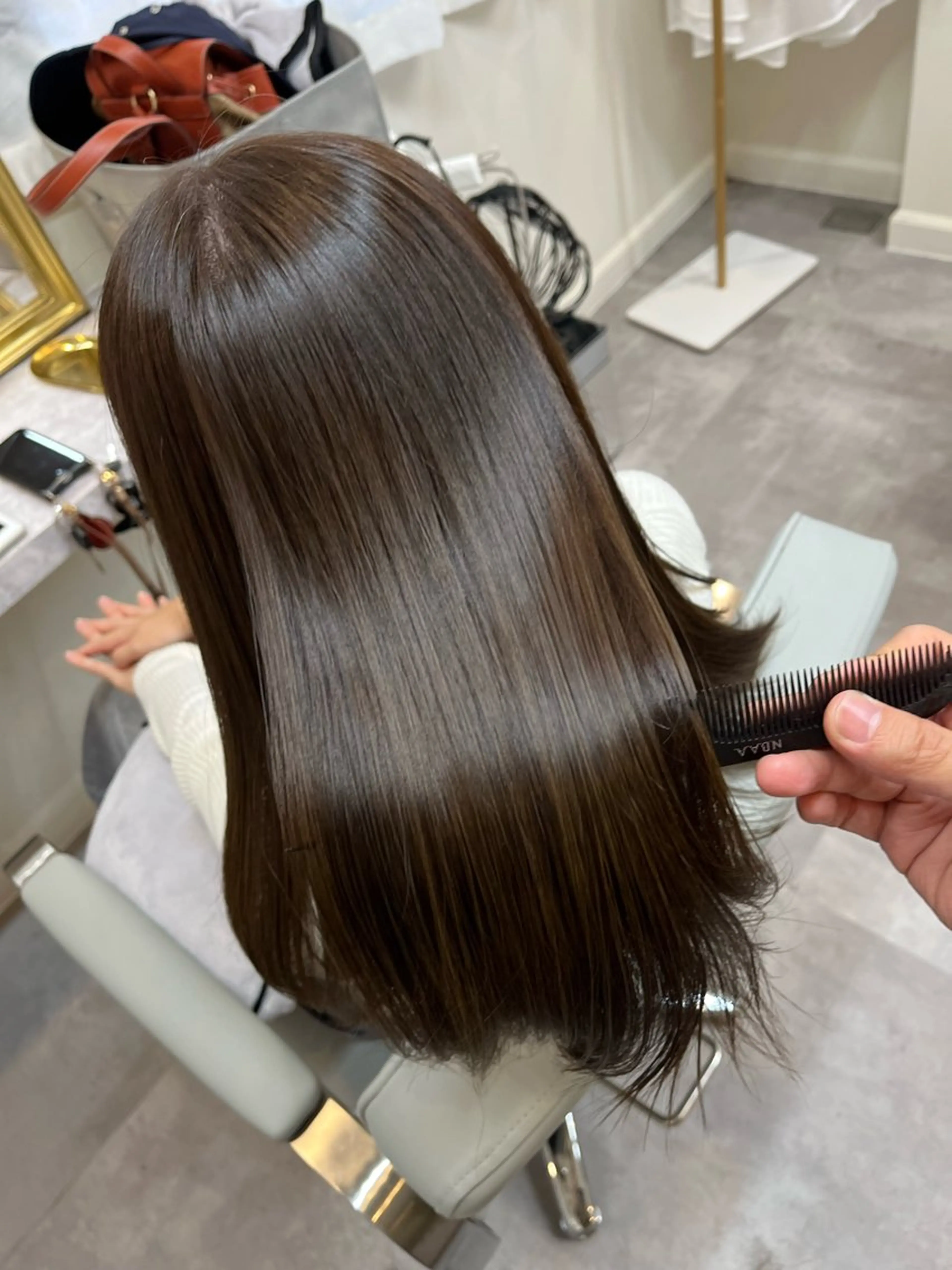 ミディアム カラー 中野  淳のヘアスタイル