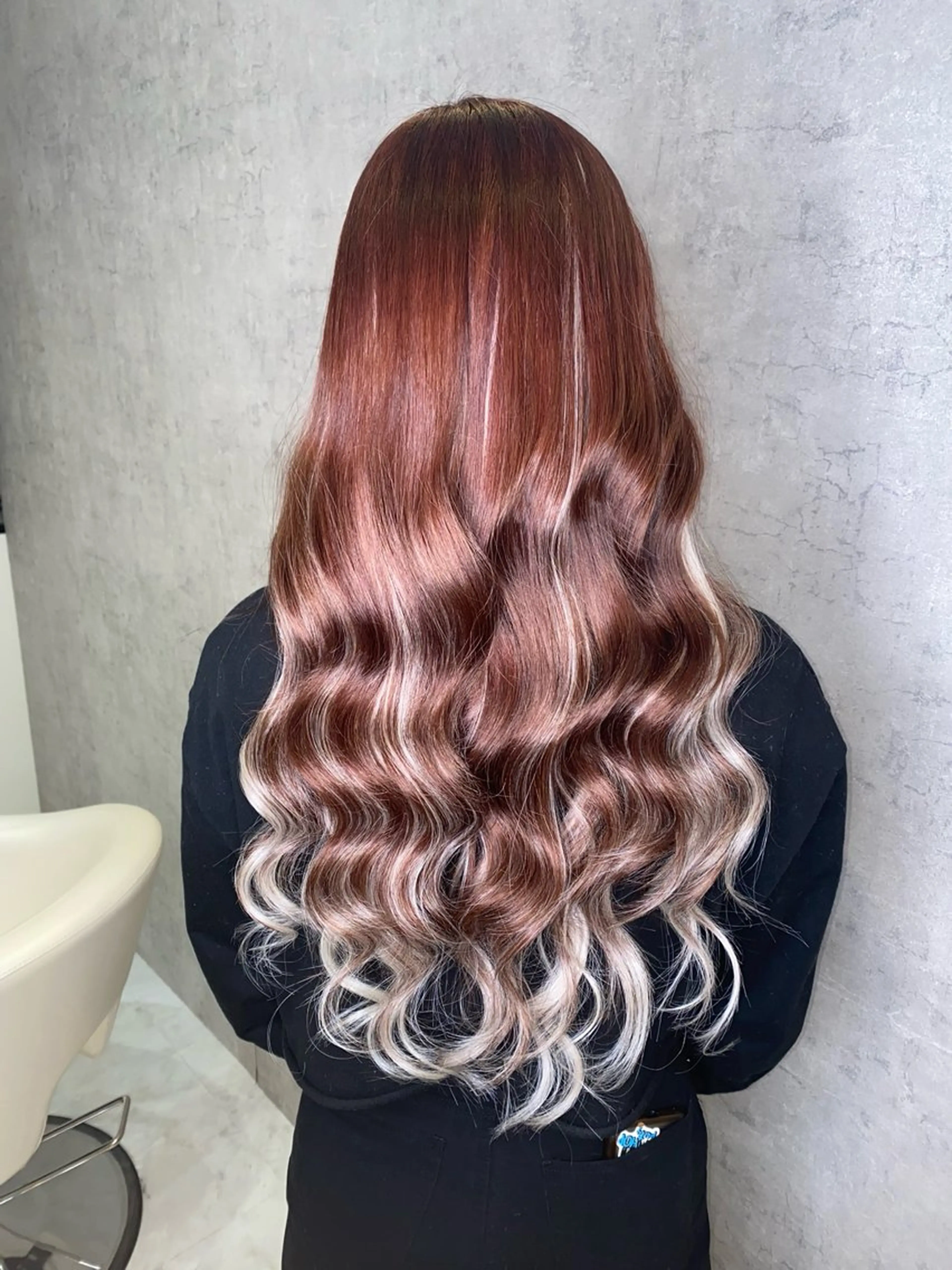 ロング シールエクステ エクステ エクステサロン GRIZZのヘアスタイル