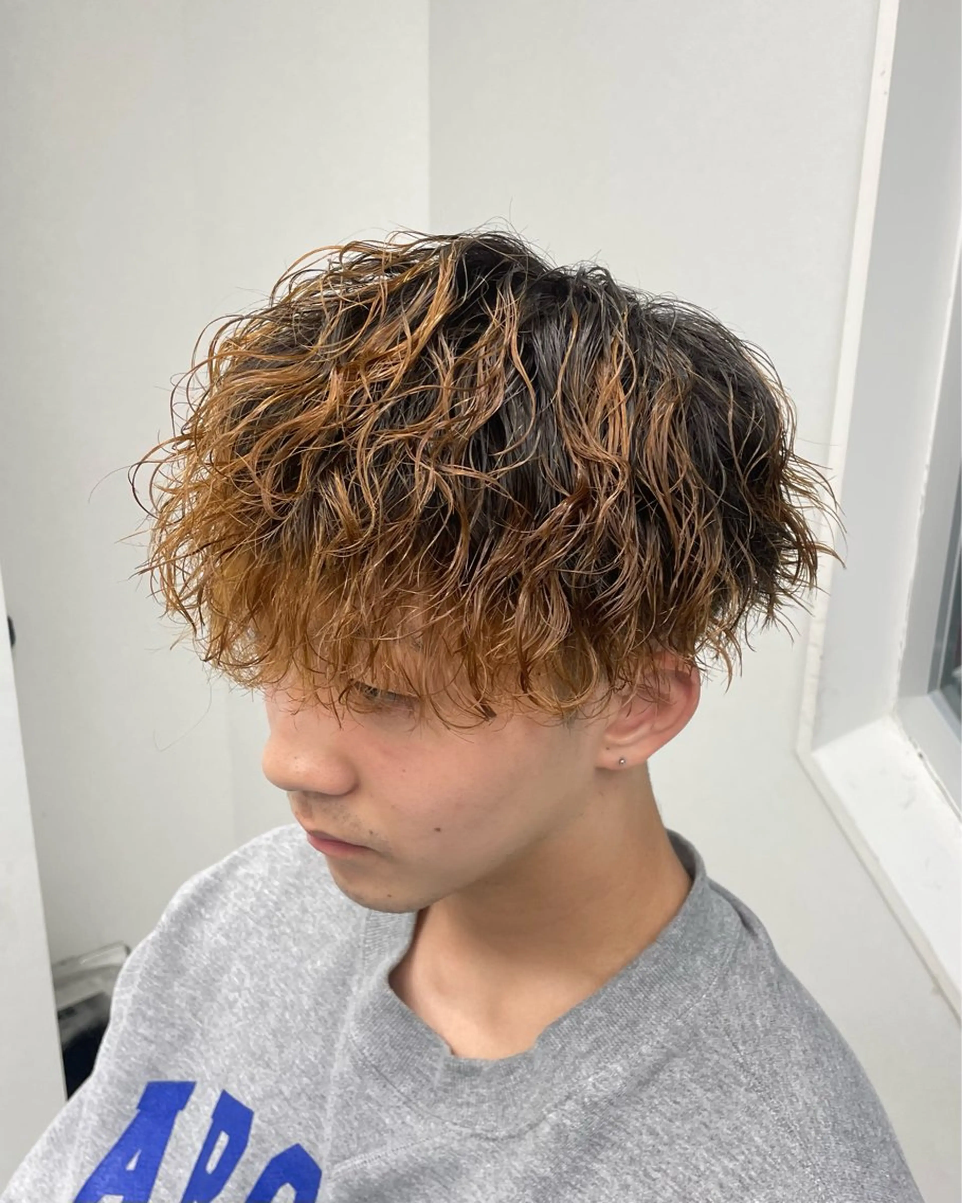 パーマ メンズ カット パーマ 👑メンズ/パーマ/ 小島桐弥👑のヘアスタイル