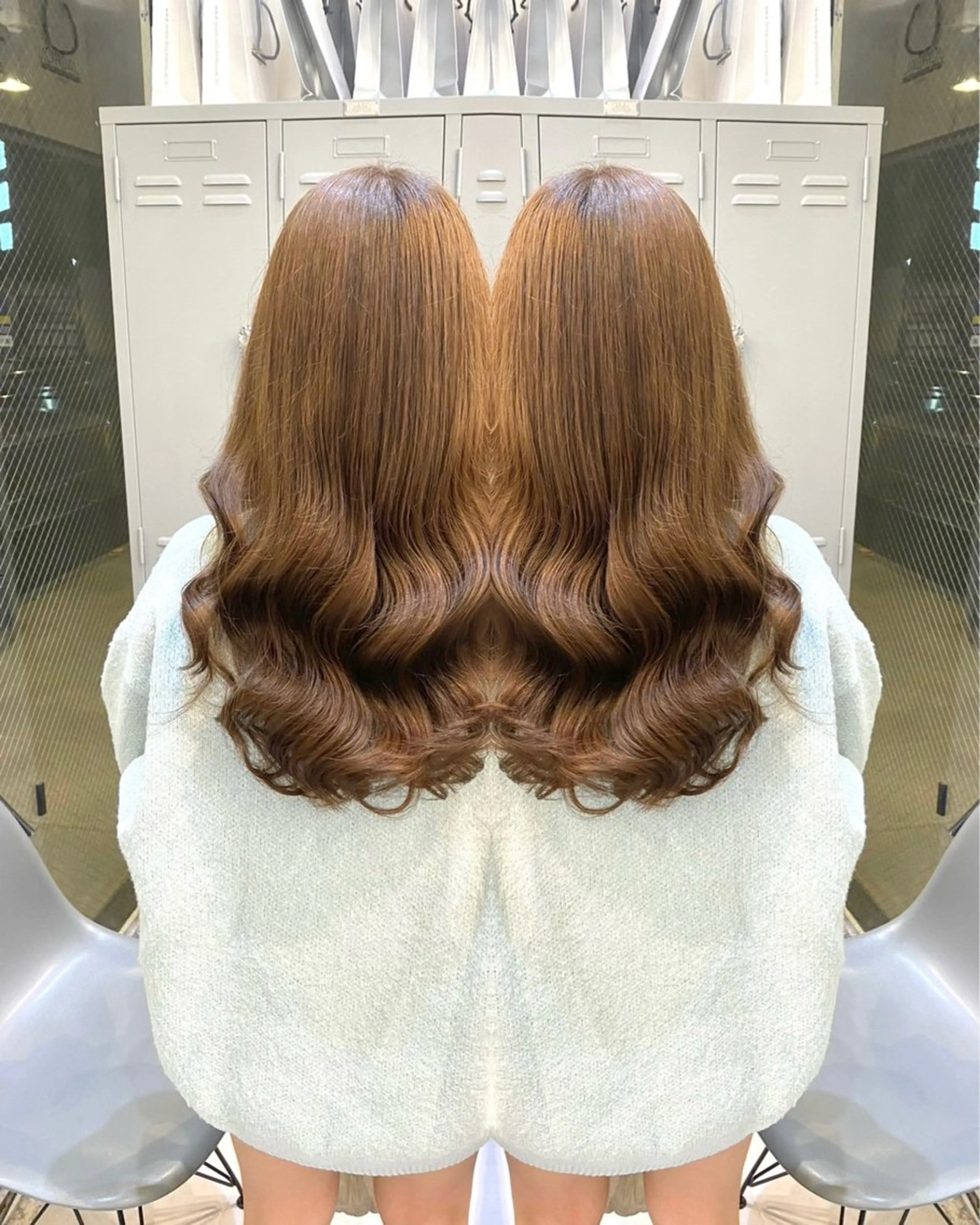 ロング カラー ヘアカラー 🩵レイヤー✖︎ 髪質改善🩵リョウヤのヘアスタイル